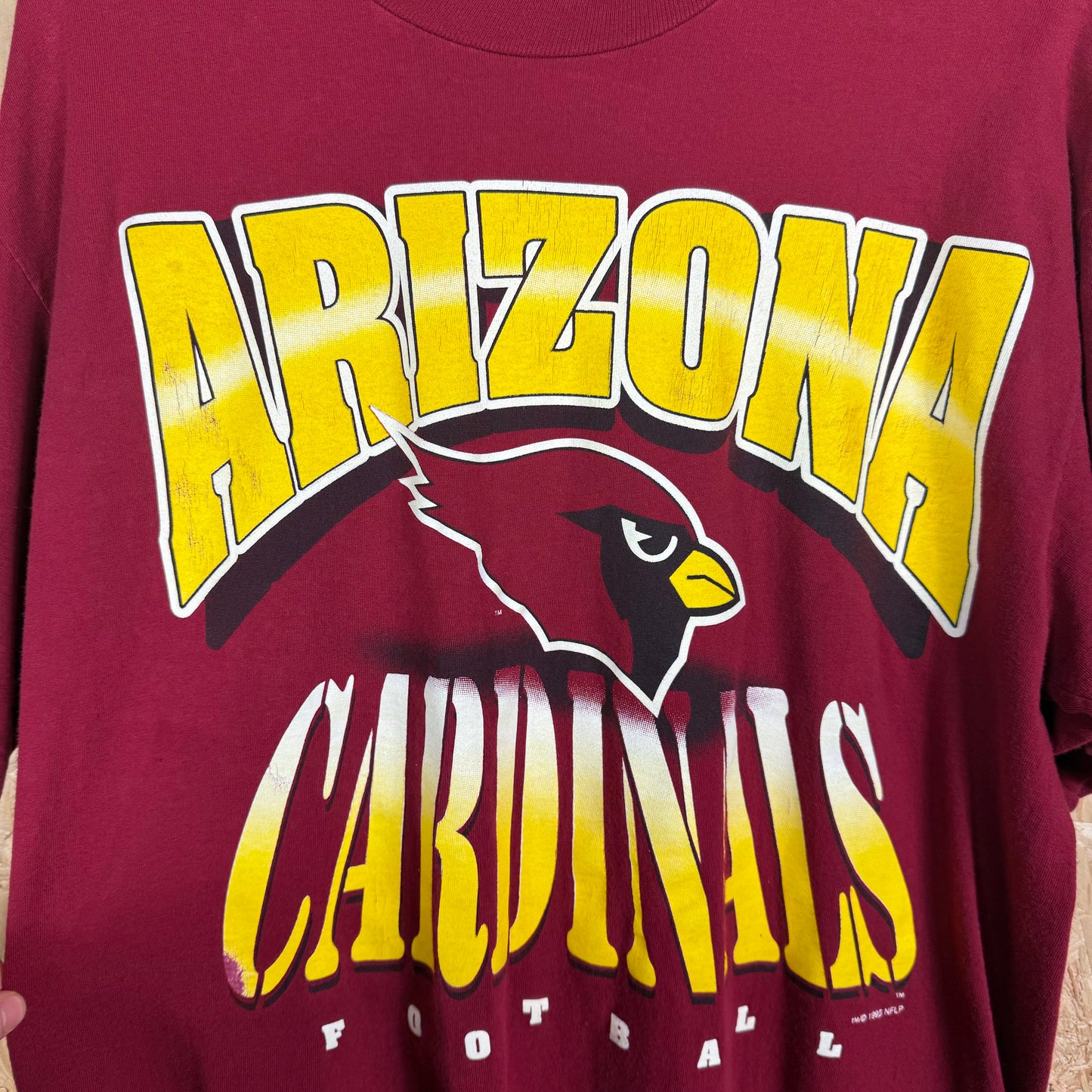 Arizona Cardinals Graphic T shirt Red Large short sleeve