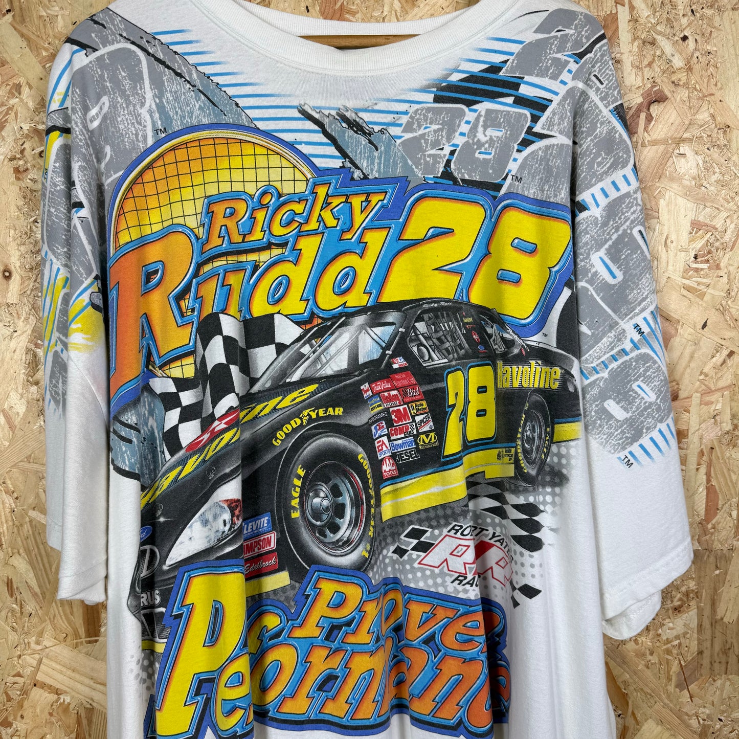 Nascar AOP Ricky Rudd Graphic T shirt 2XL Multicolour