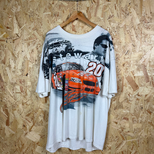 Nascar AOP Stewart graphic T shirt 2XL Multicolour