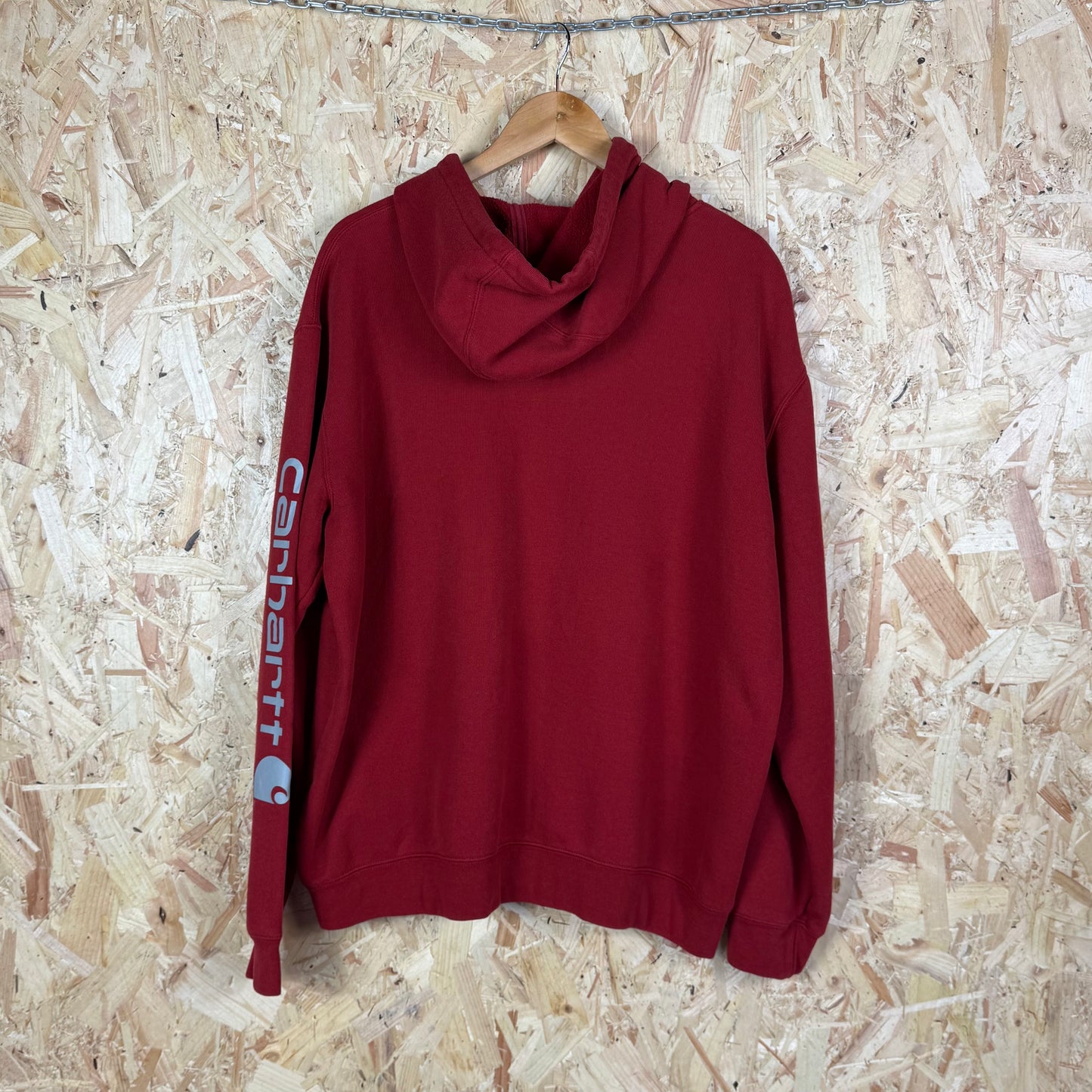 Carhartt Red Pullover Hoodie Large