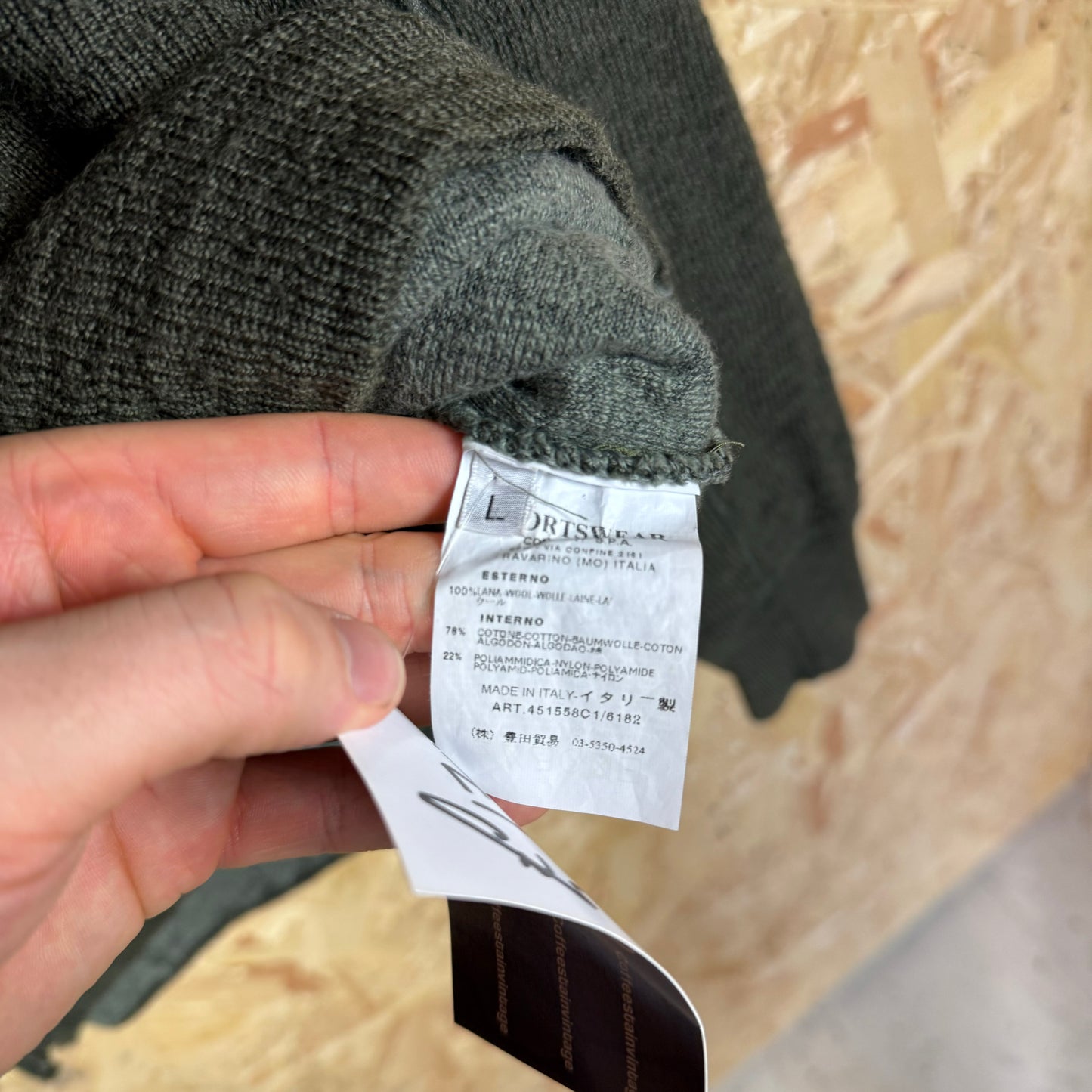 Stone island Green Crinkle quarter zip jumper Large 2000s