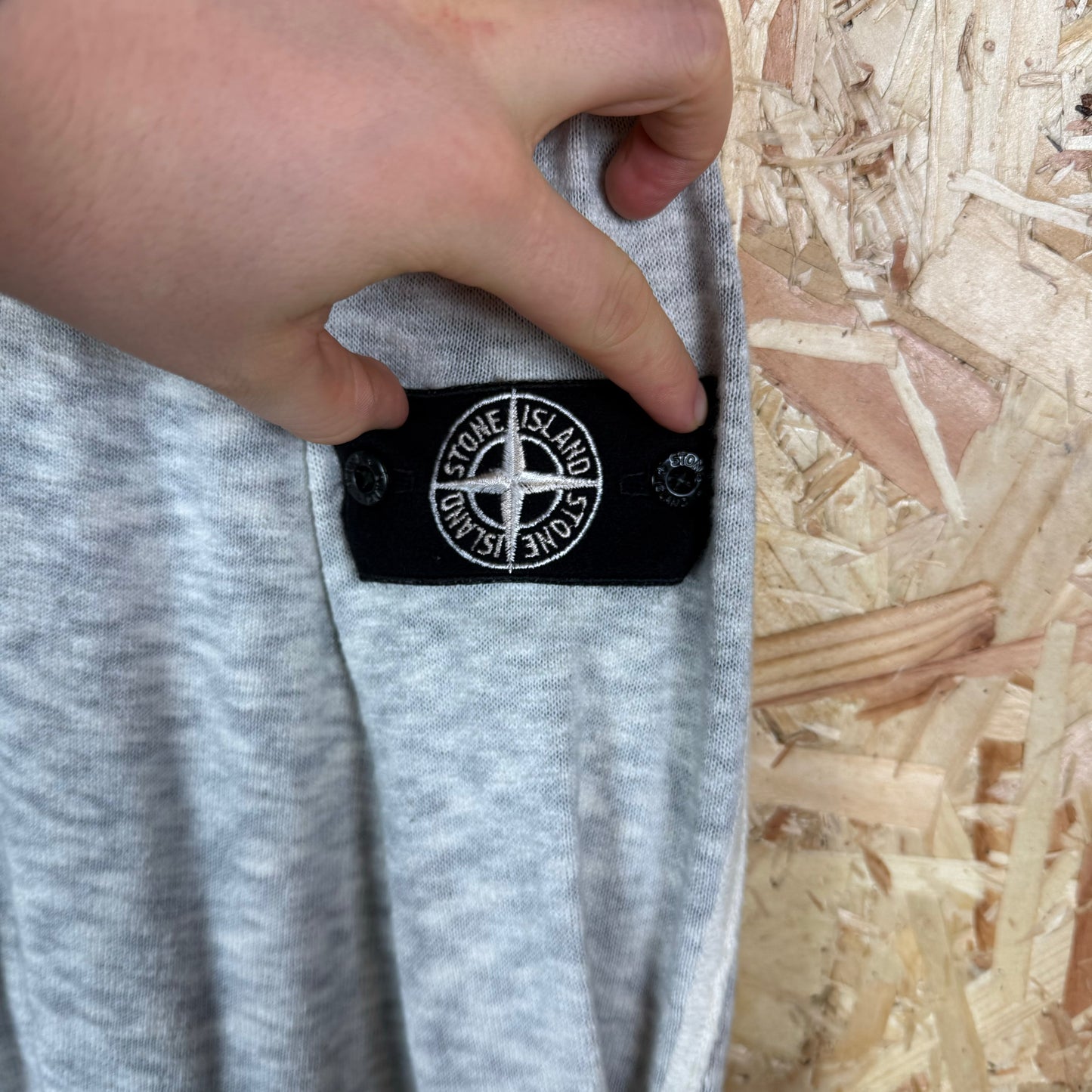 Stone island white dye pullover knit jumper Medium