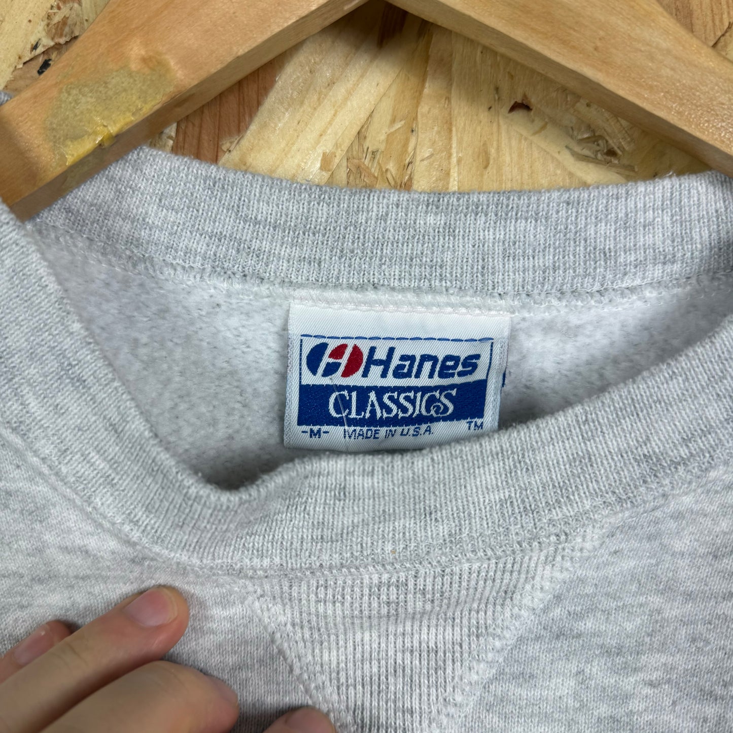 North eastern college sweatshirt Grey Medium 90s