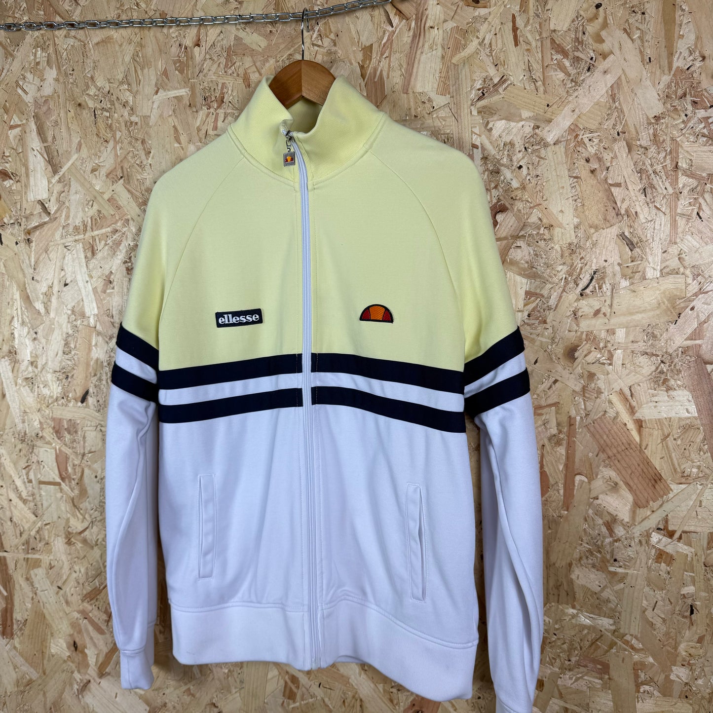 Ellesse yellow track jacket Large retro
