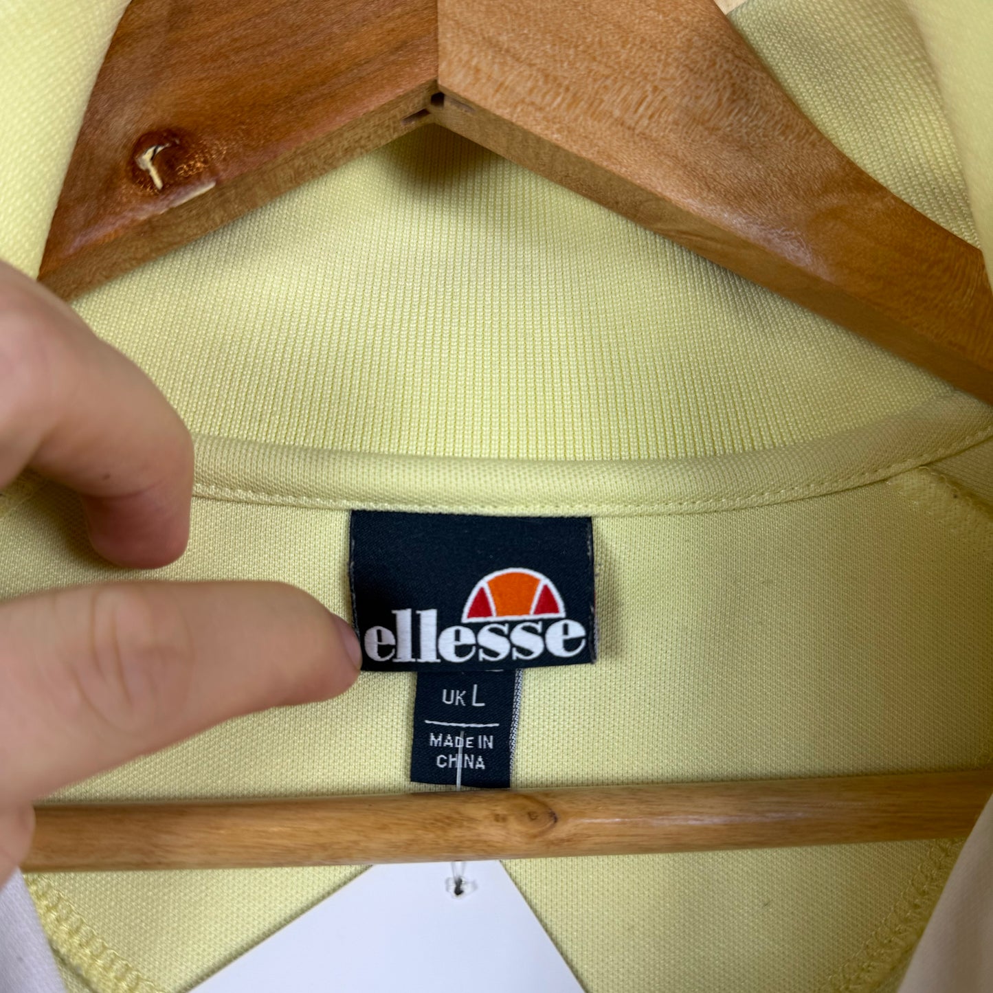 Ellesse yellow track jacket Large retro