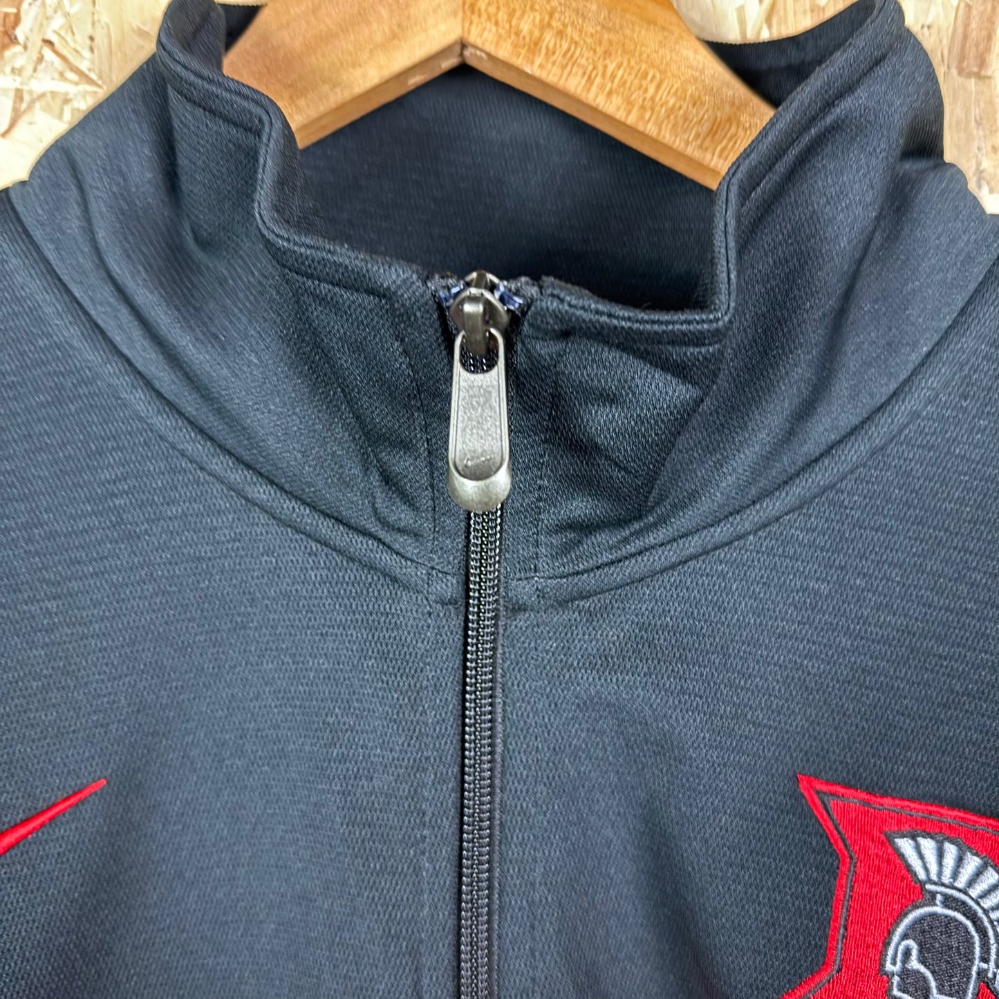 Nike Duke university full zip track jacket Large black red