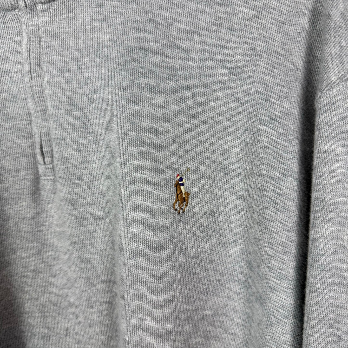 Grey Ralph Lauren quarter zip jumper XXL