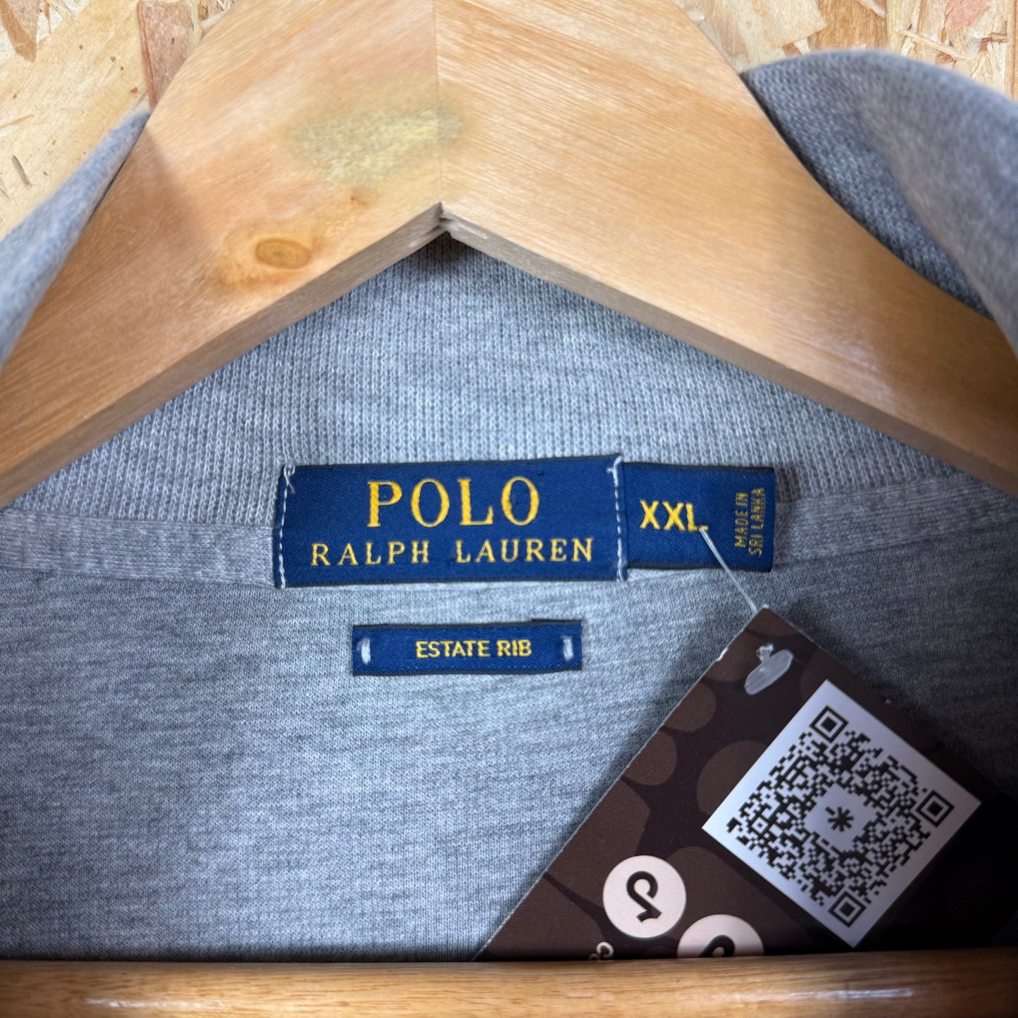 Grey Ralph Lauren quarter zip jumper XXL