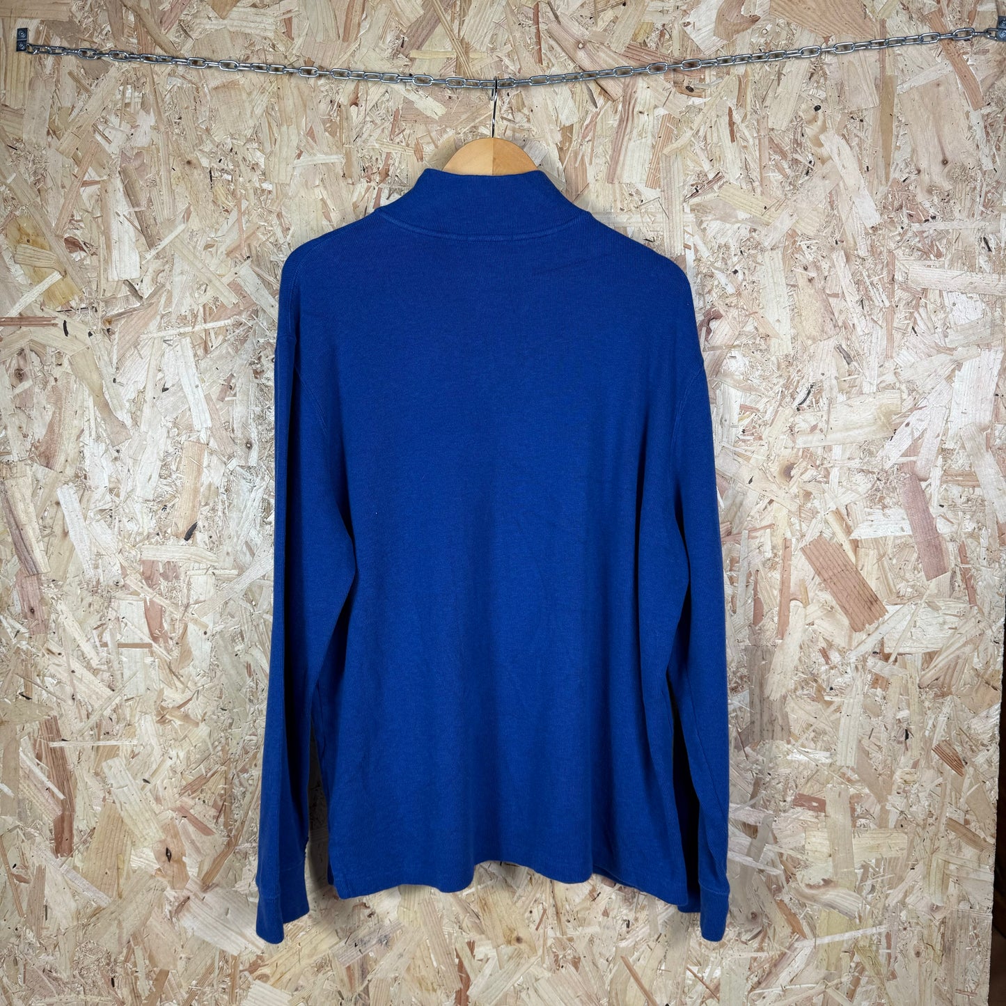 Polo Ralph lauren blue quarter zip jumper XL