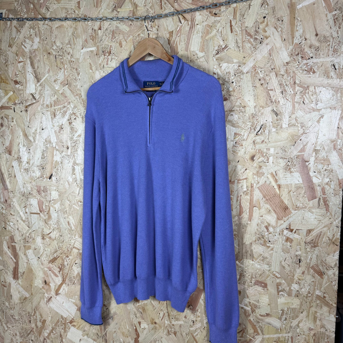 Polo ralph Lauren quarter zip XXL purple