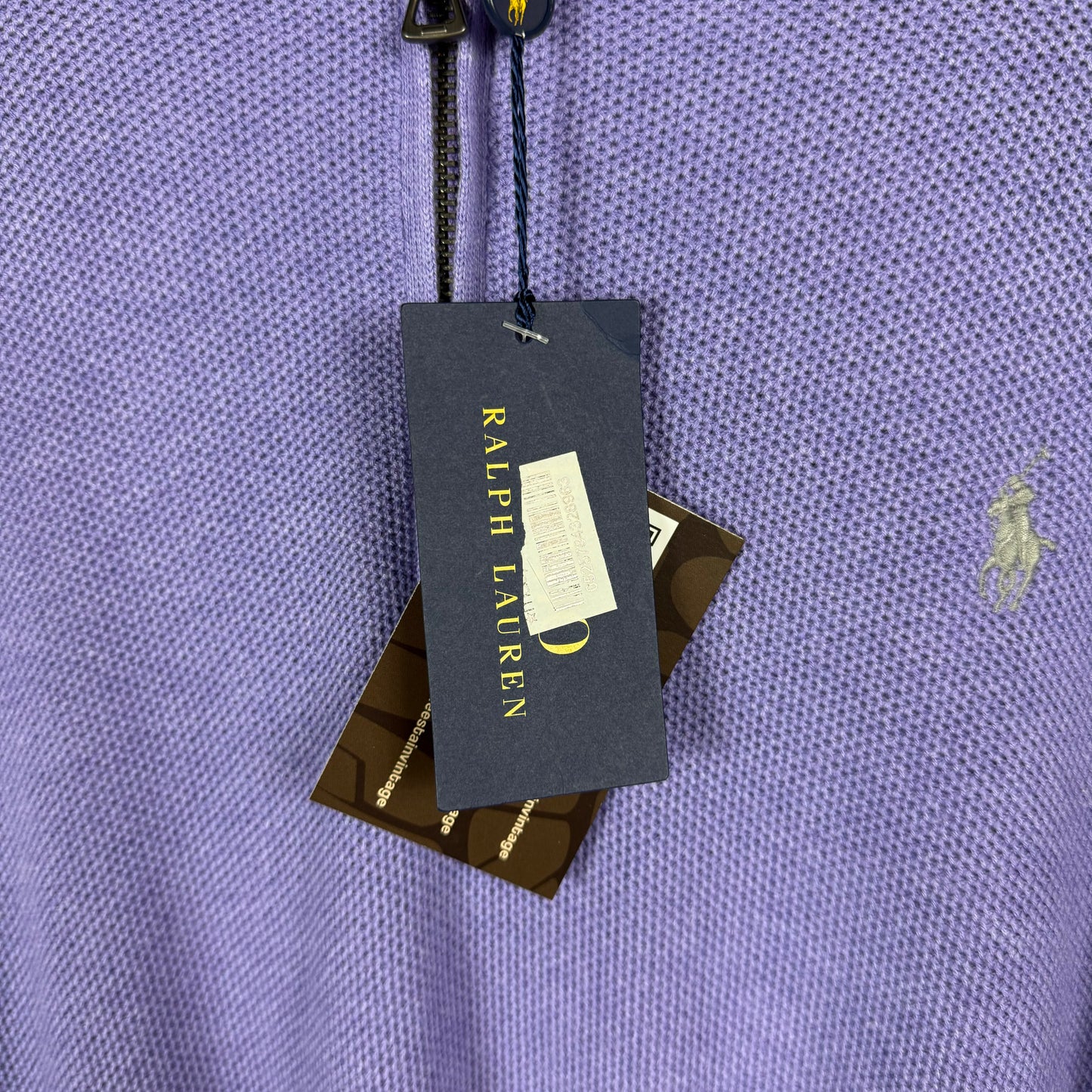 Polo ralph Lauren quarter zip XXL purple
