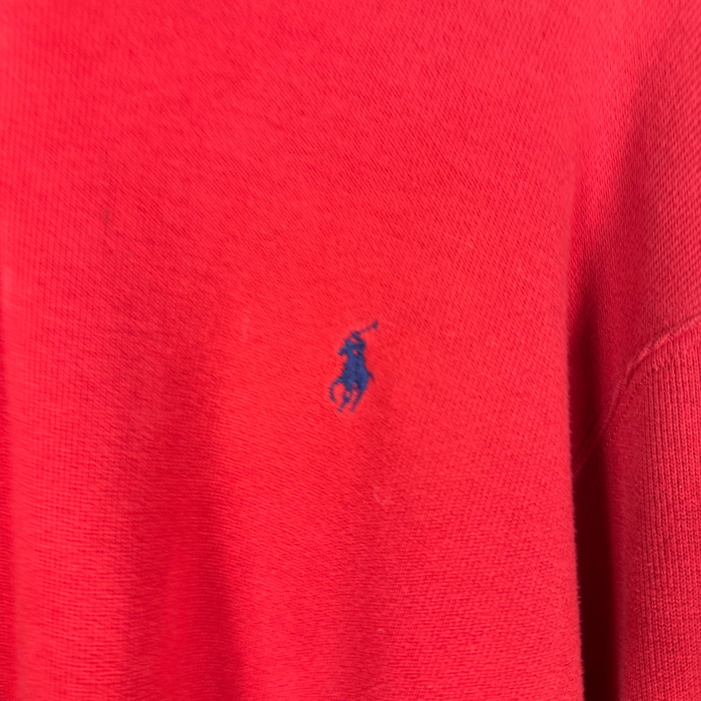 Polo Ralph Lauren quarter zip jumper red XXL