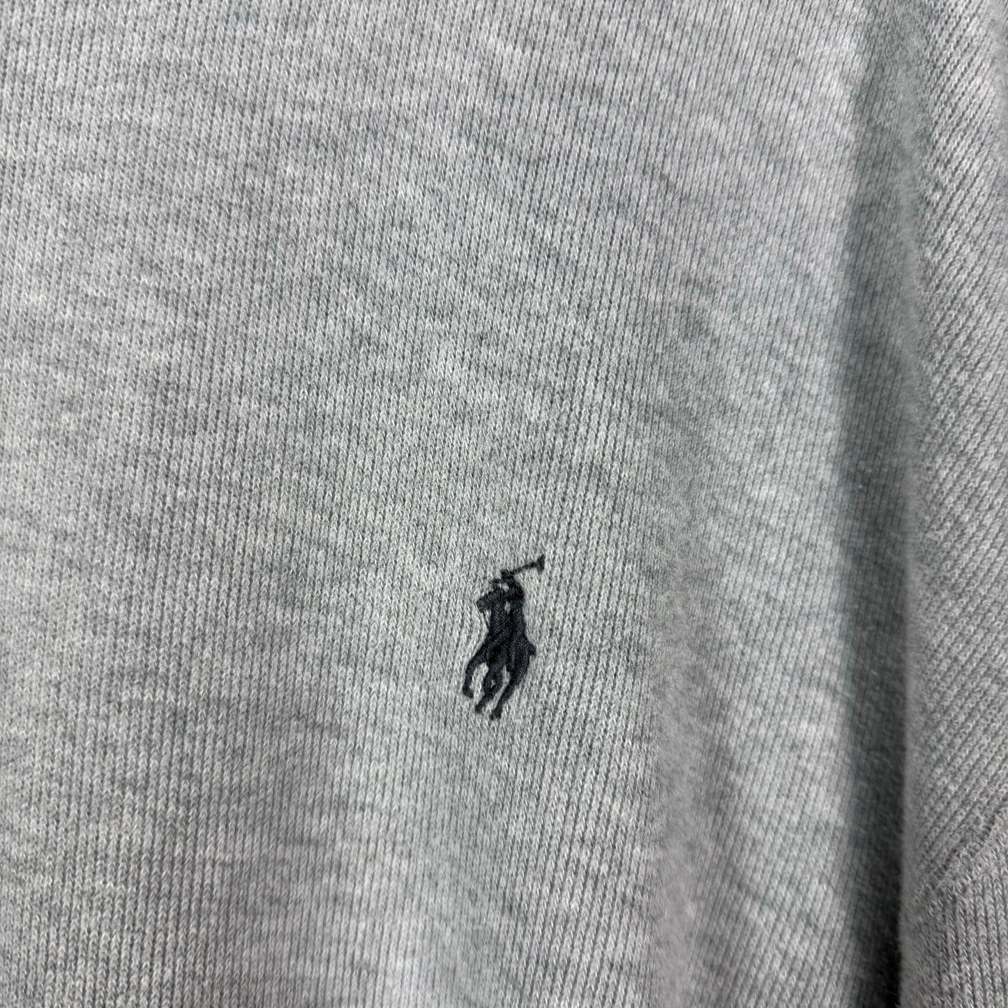 Grey Ralph lauren quarter zip jumper XL (Large)