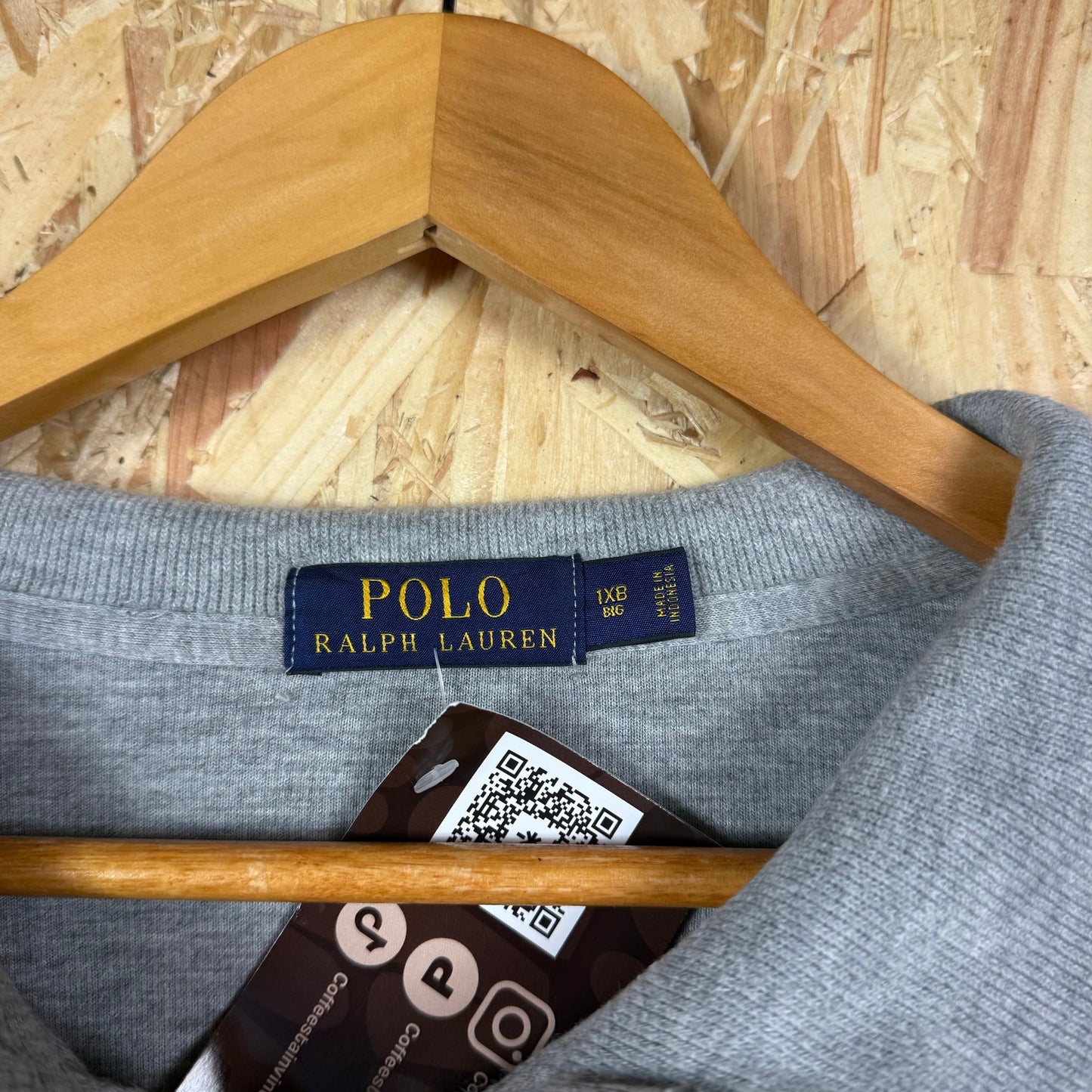 Grey Ralph lauren quarter zip jumper XL (Large)