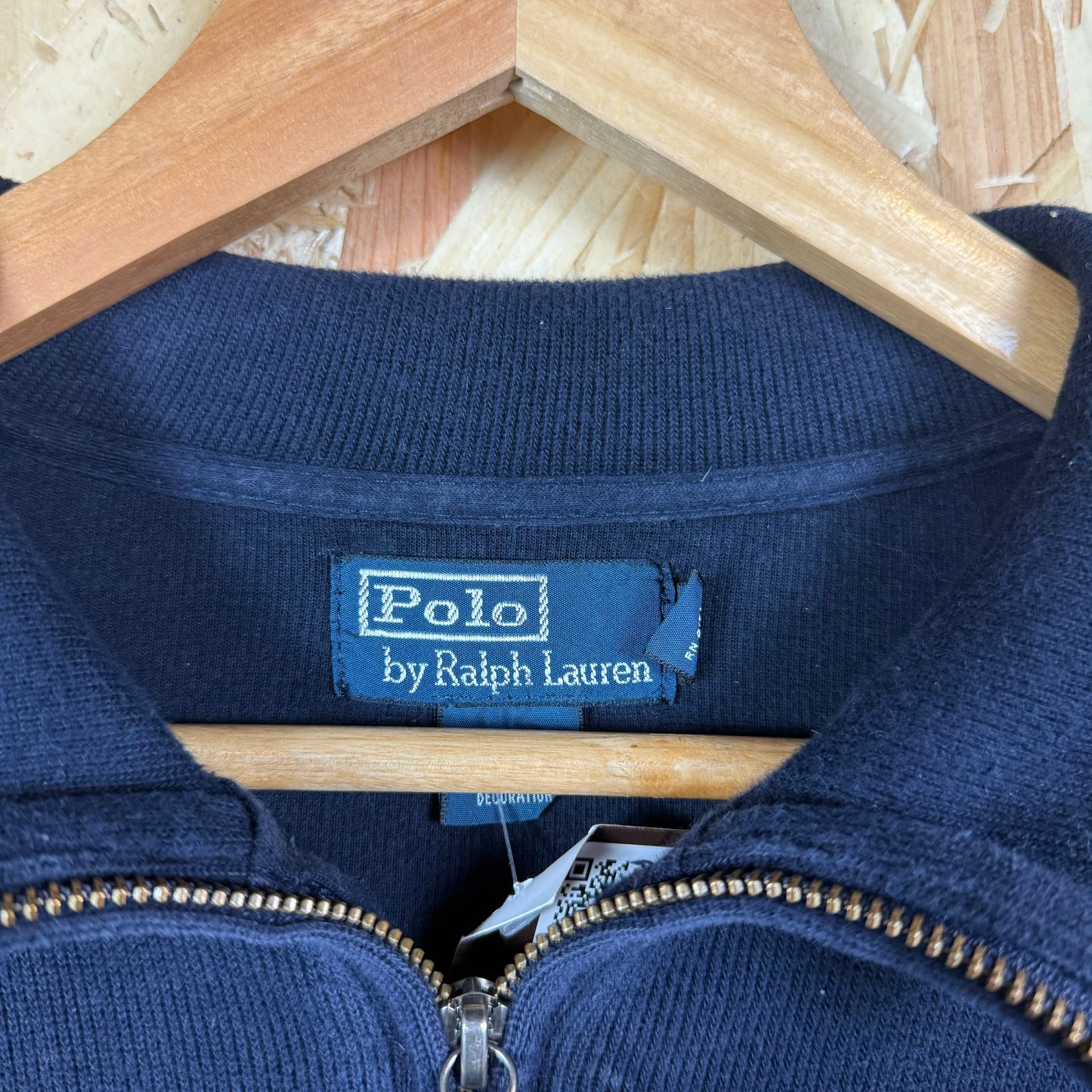 Ralph lauren quarter zip jumper navy blue XL