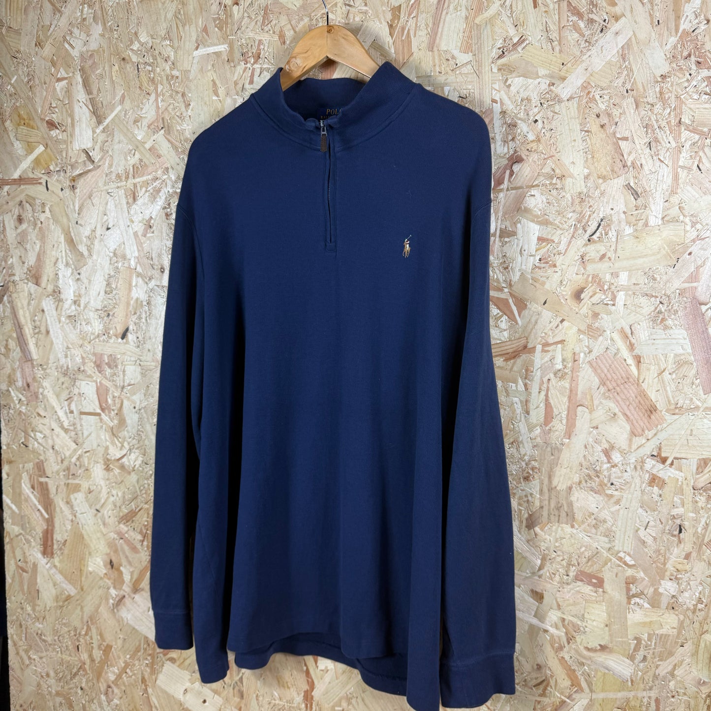Polo Ralph Lauren quarter zip jumper navy blue XXL