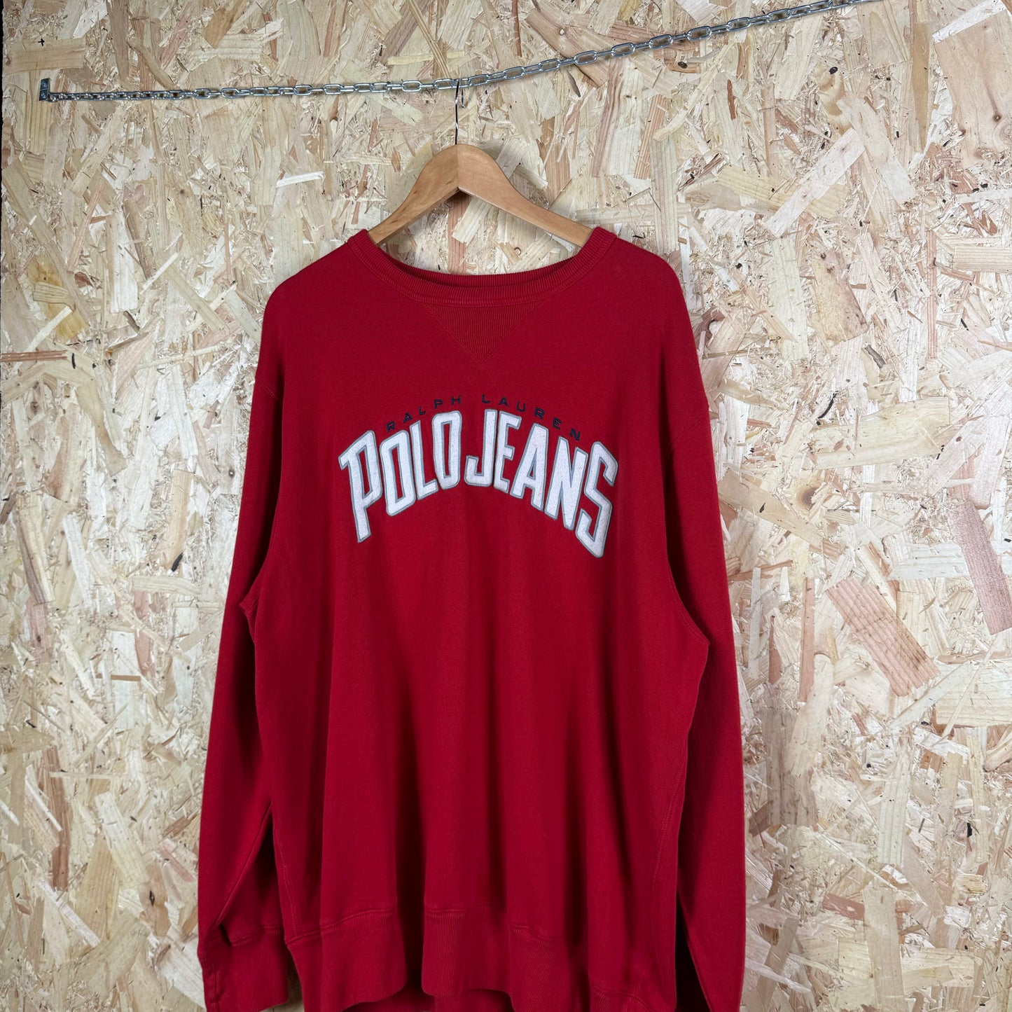 Polo Ralph Lauren spellout sweatshirt Red XL
