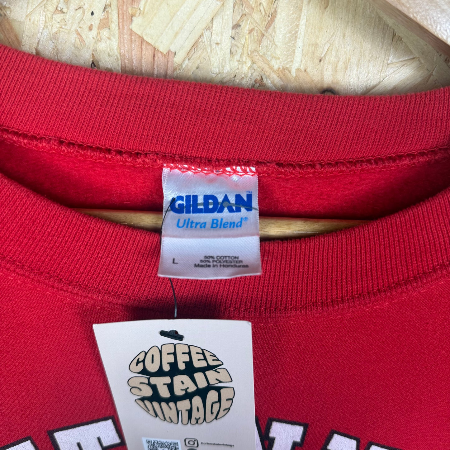 Centinal bulldogs Graphic sweatshirt red Large