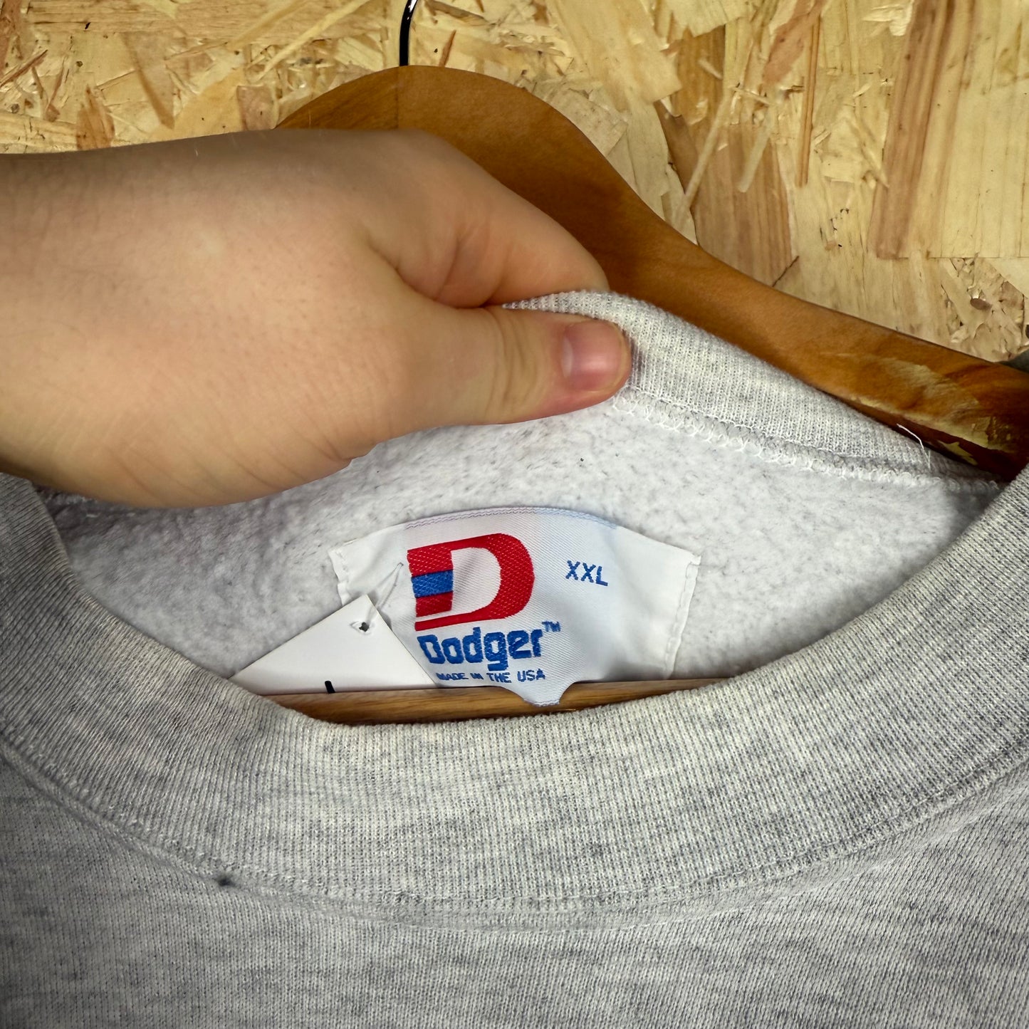 North Carolina College Sweatshirt 90s Grey 2XL