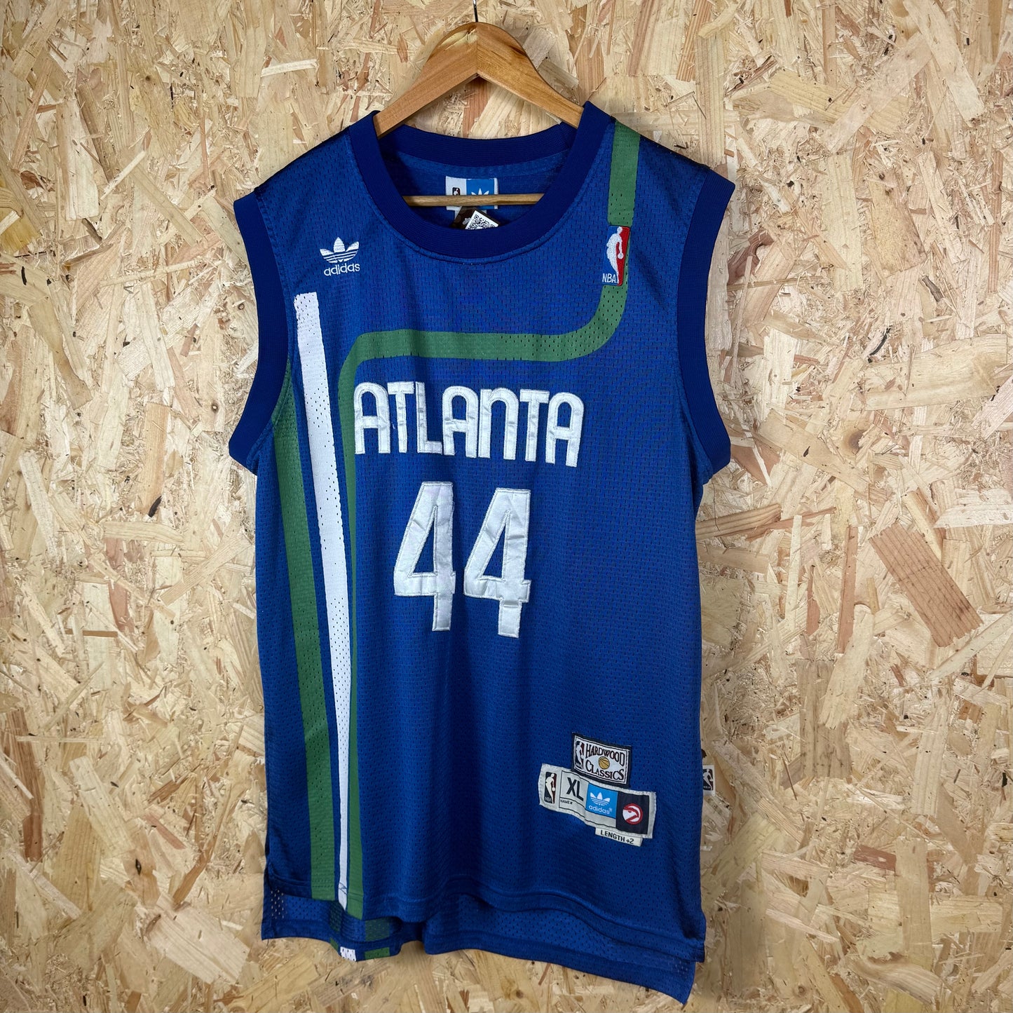 Atlanta basketball jersey adidas XL Blue green
