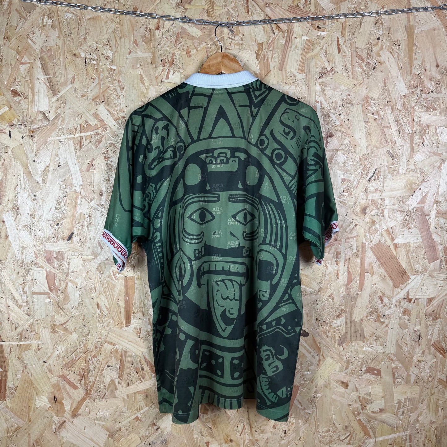 Mexico 1998 Pre world cup Home football shirt ABA sports XL Rare