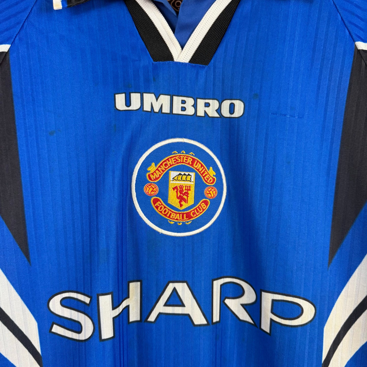 Manchester united 1996/97 Third Football shirt umbro Large