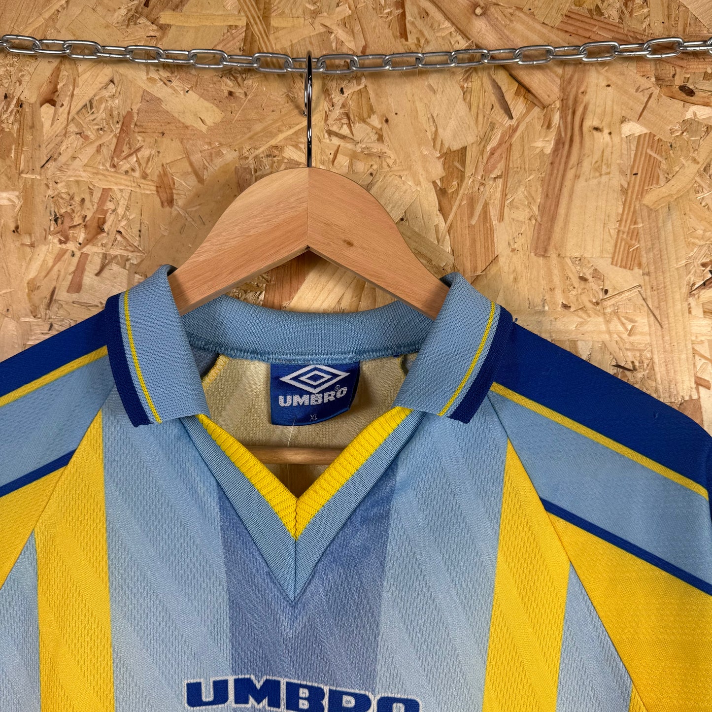Chelsea 1996/97 Away shirt umbro yellow XL vintage