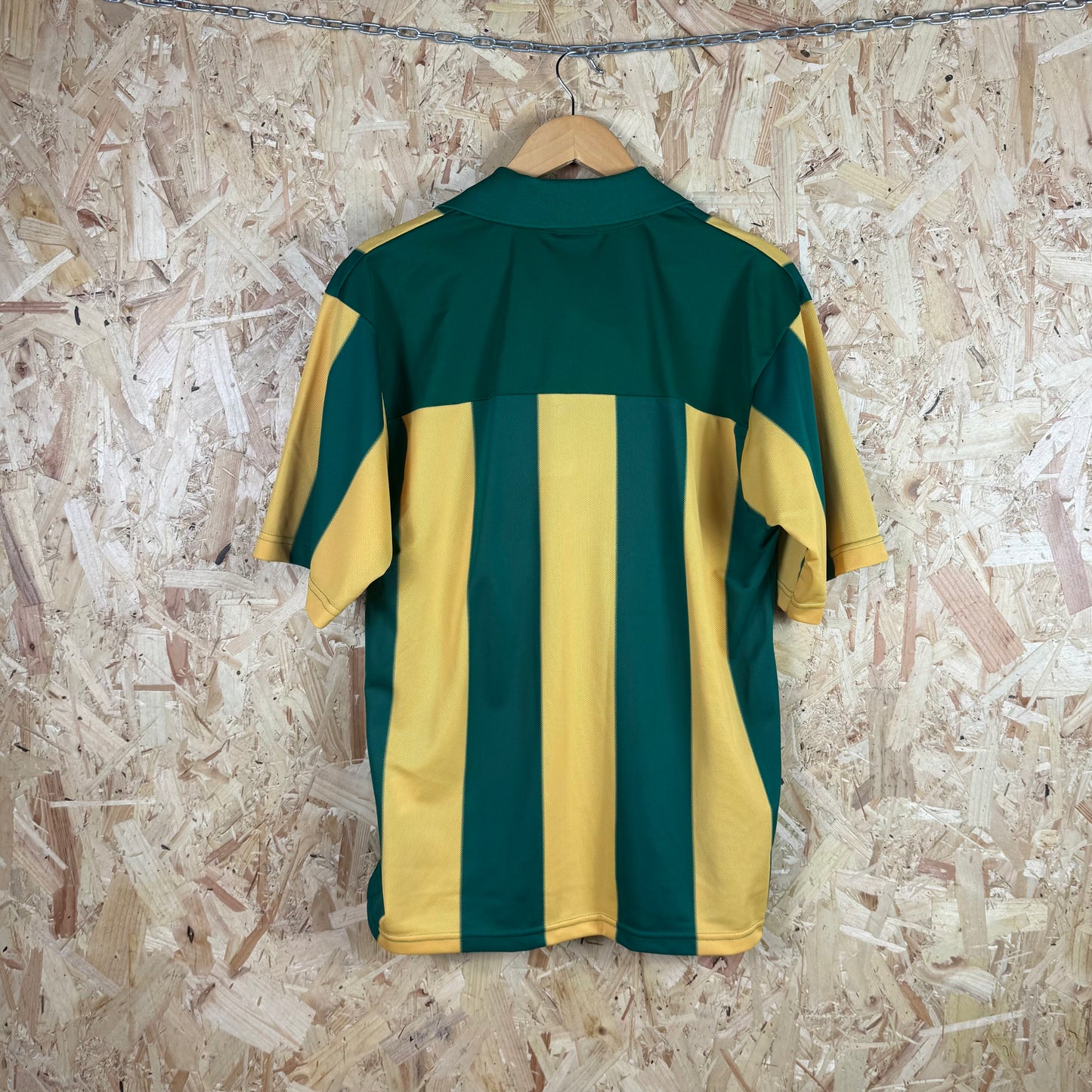 West Bromwich albion 2001/03 Away football shirt yellow green Medium