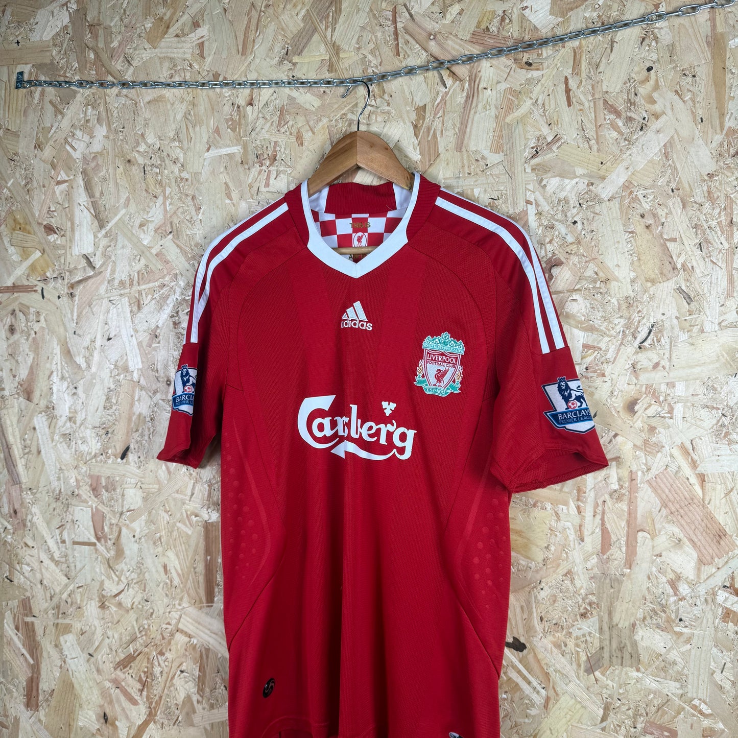 Liverpool 2008/09 Home football shirt Torres Medium