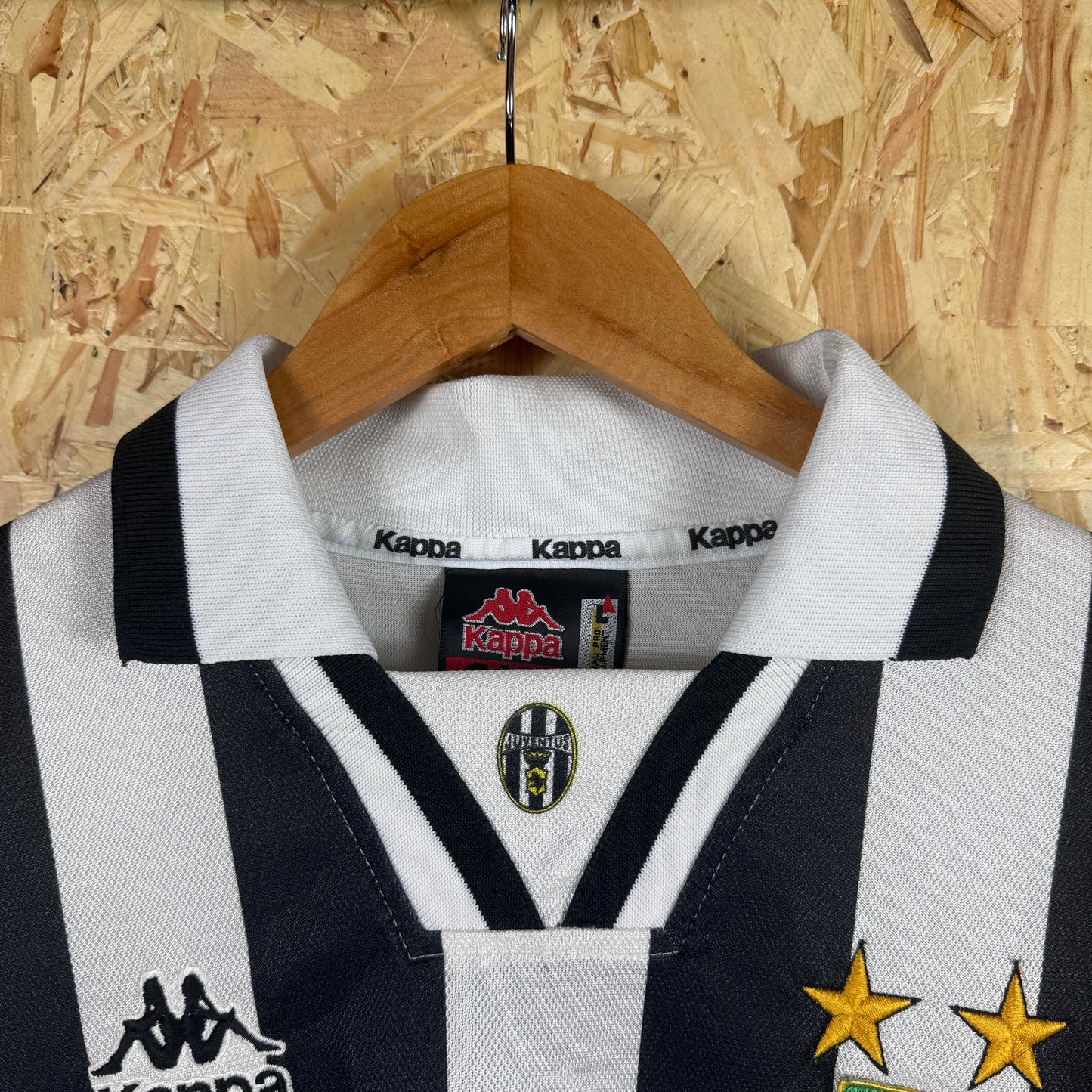 Juventus 1995/96 Home long sleeve football shirt Large Kappa