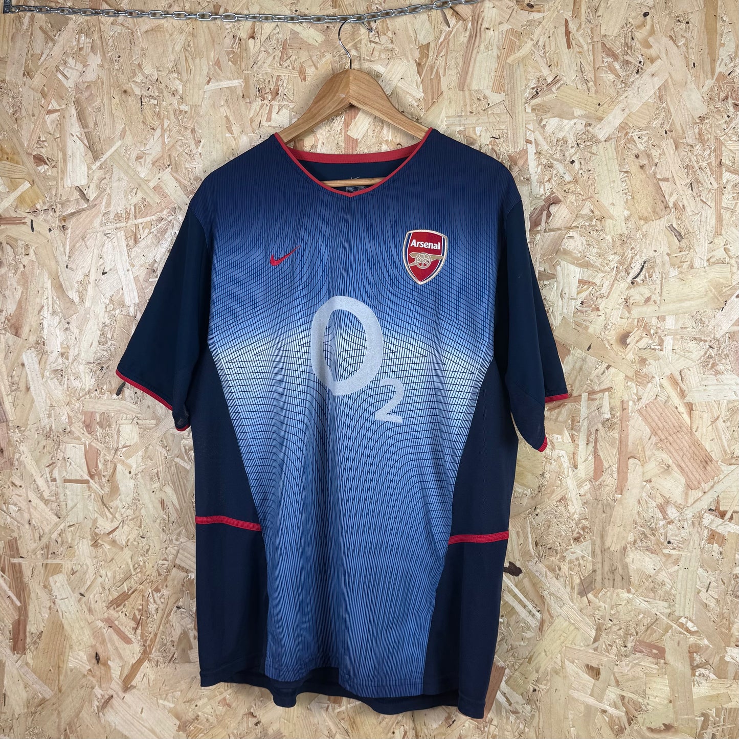 Arsenal 2002/03 away football shirt nike Large