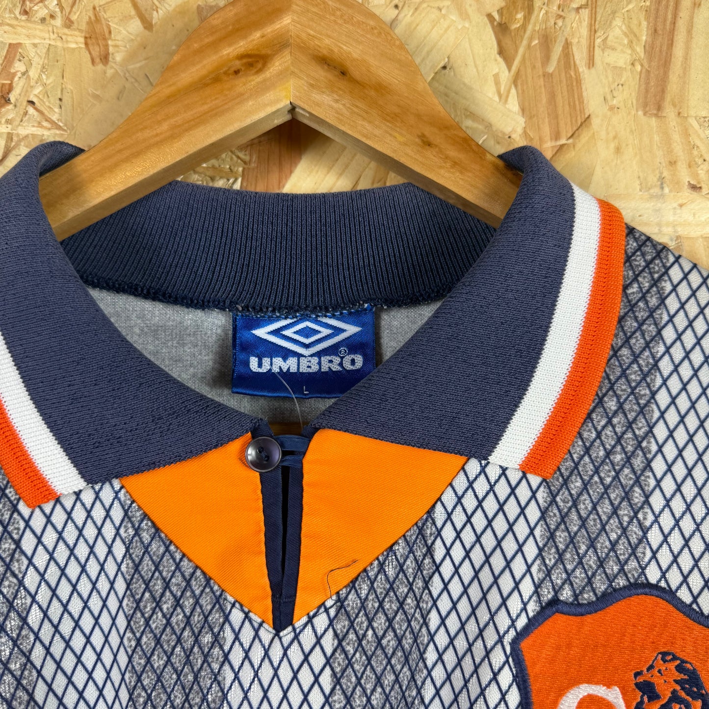Chelsea 1994/96 Away football shirt Orange grey Umbro