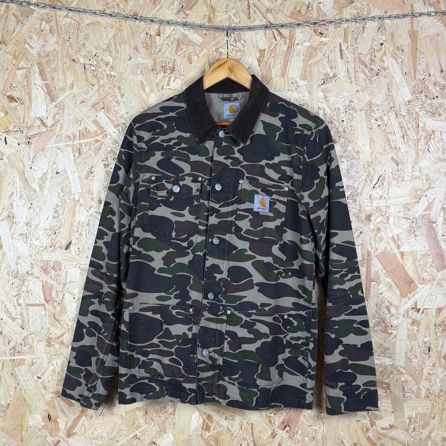 Carhartt Camouflage light canvas jacket Large