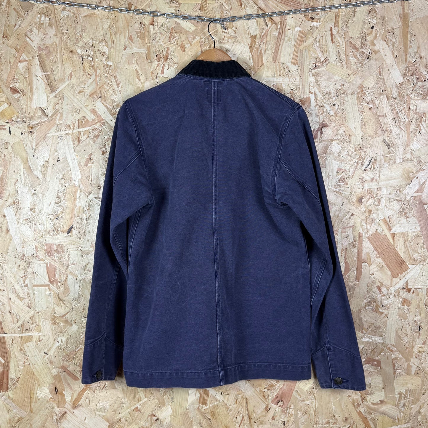 Carhartt collared canvas workwear jacket purple Medium