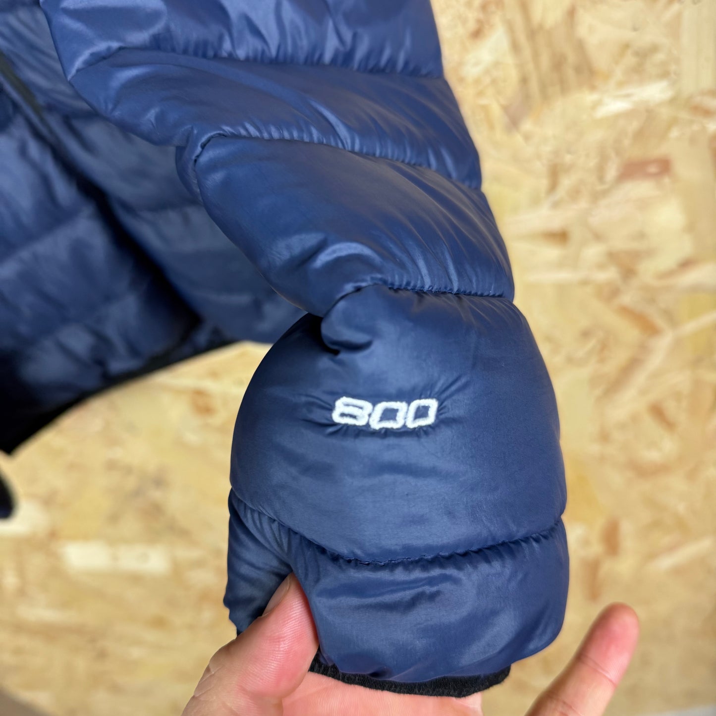 The north face hooded puffer jacket Blue Small