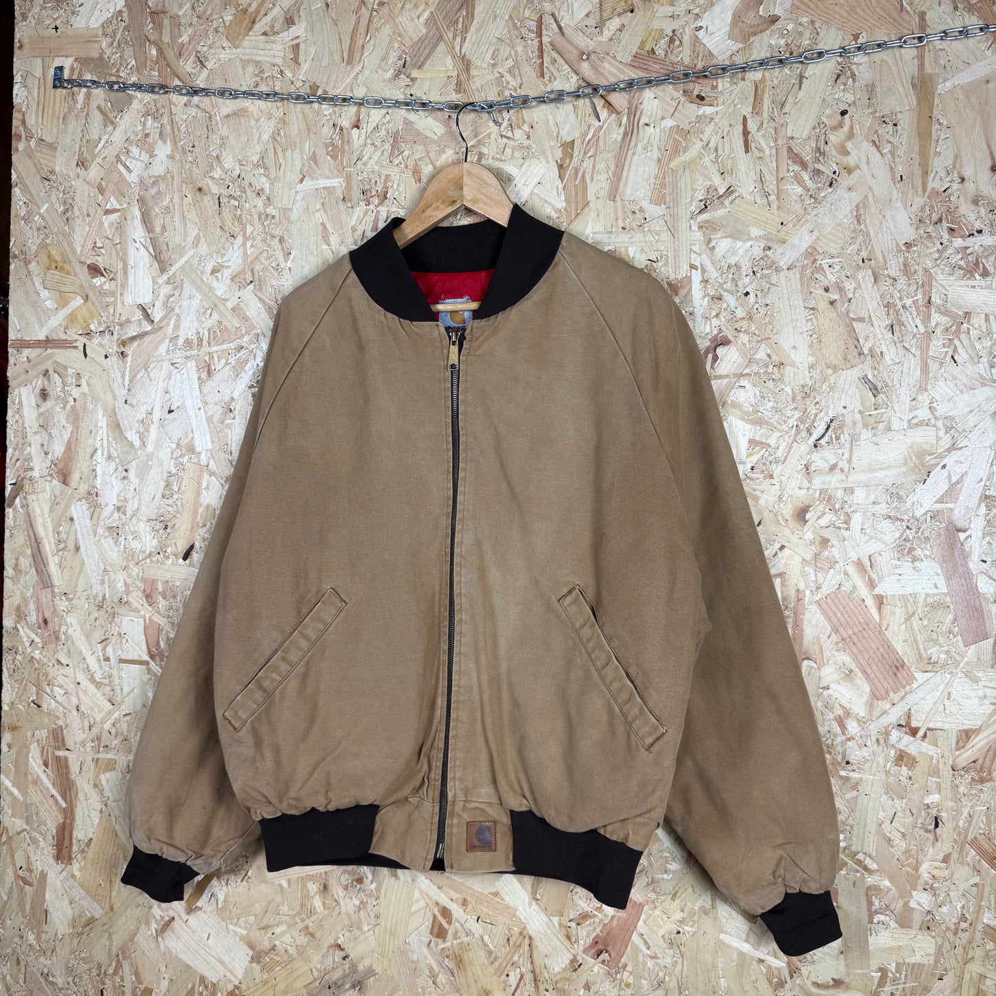 Carhartt Beige Bomber Size L