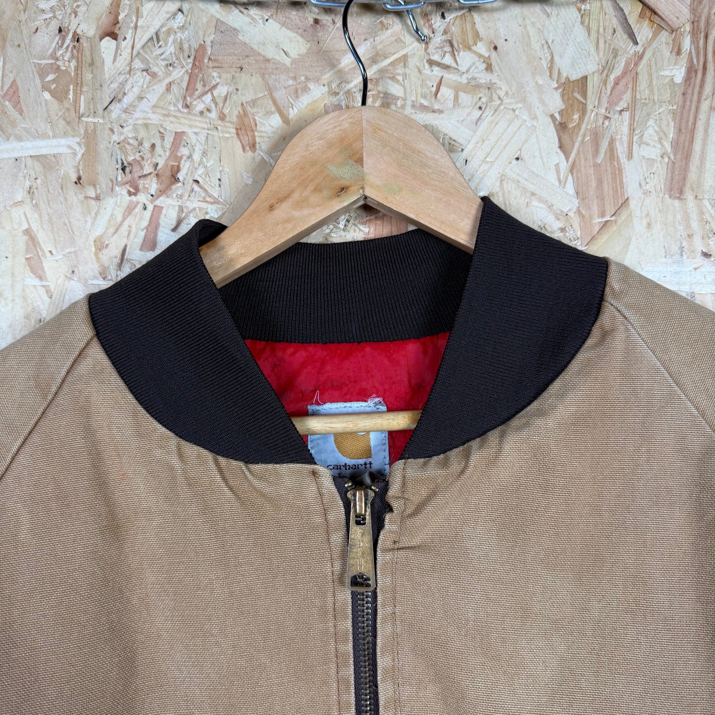 Carhartt Beige Bomber Size L