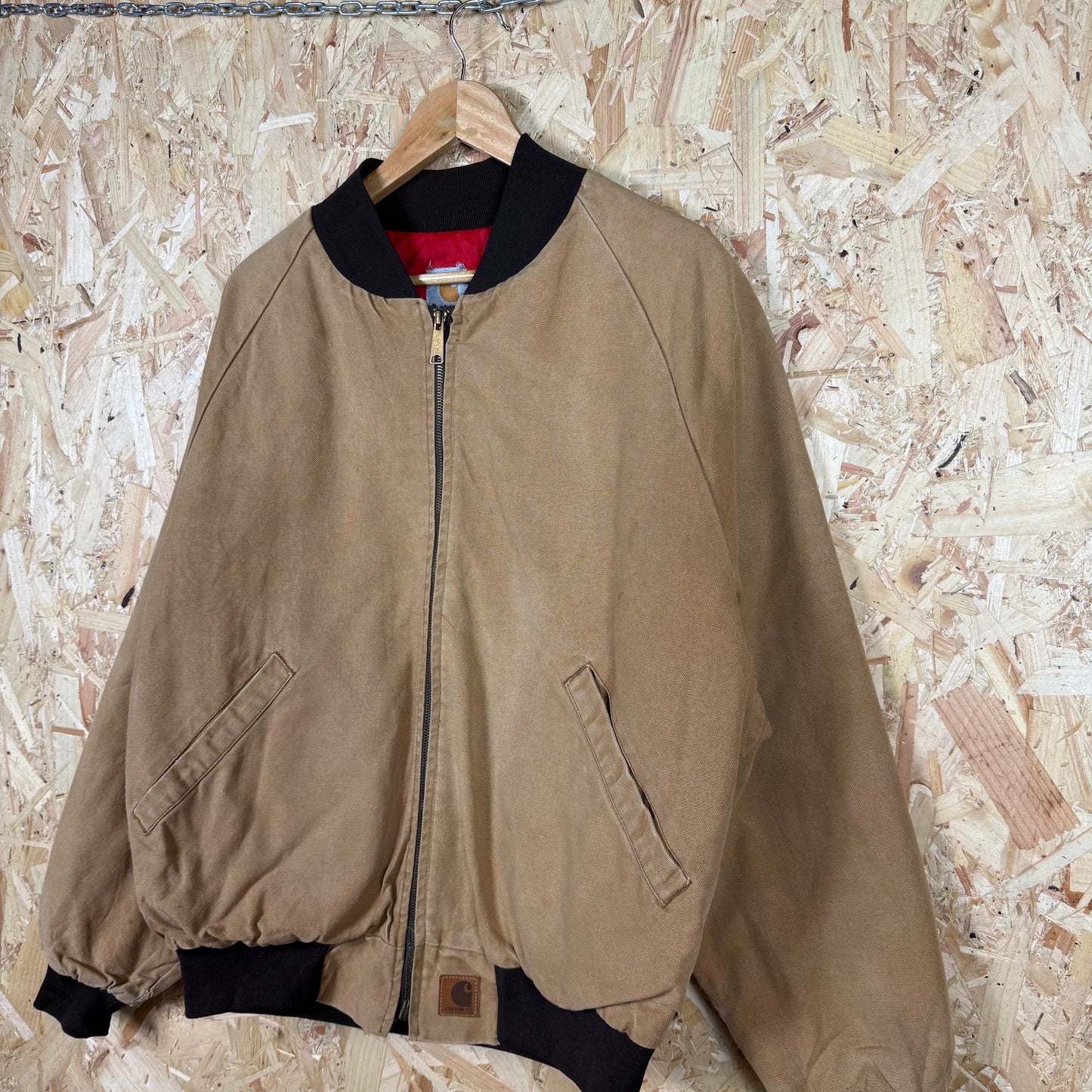 Carhartt Beige Bomber Size L