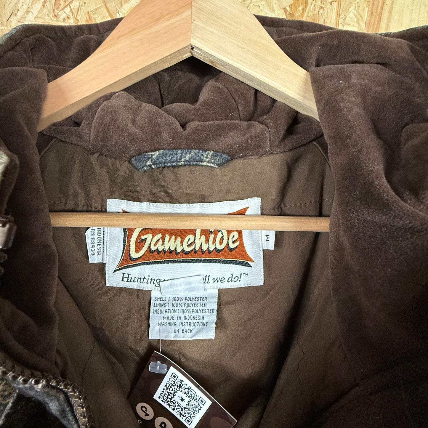 Gamehide Camo Quilted Jacket Size M