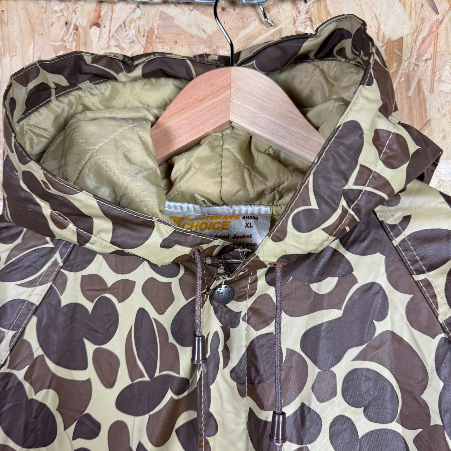 Sportsmans Choice Camo Jacket Size XL