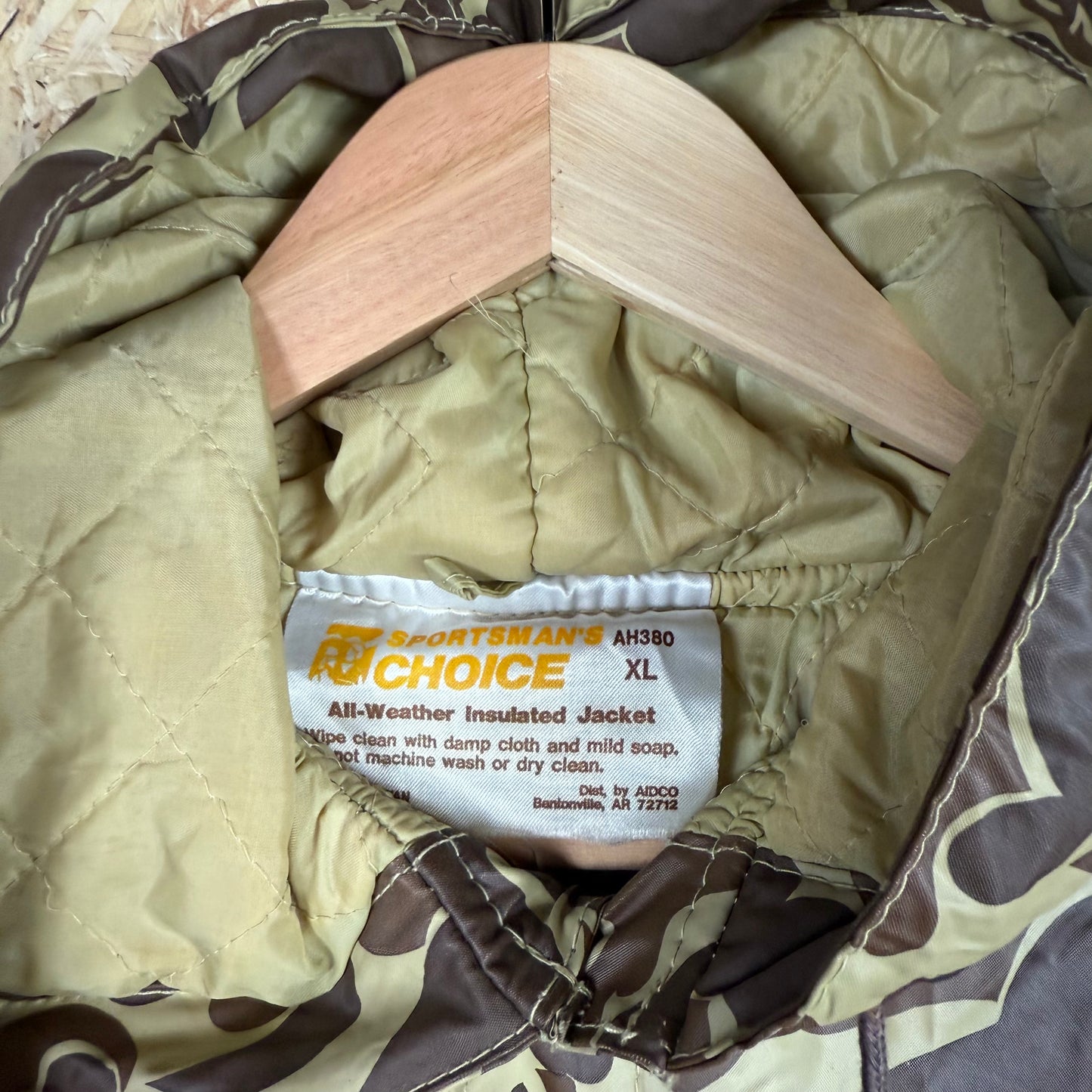 Sportsmans Choice Camo Jacket Size XL