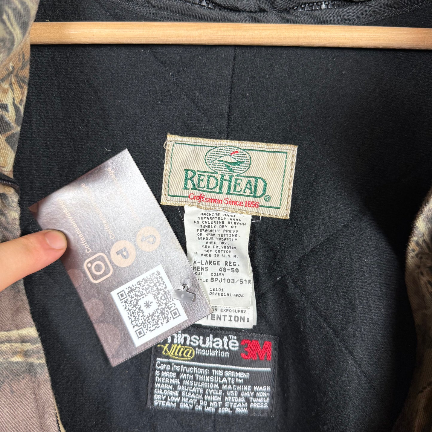 RedHead Camo RealTree Bomber Jacket Size XL