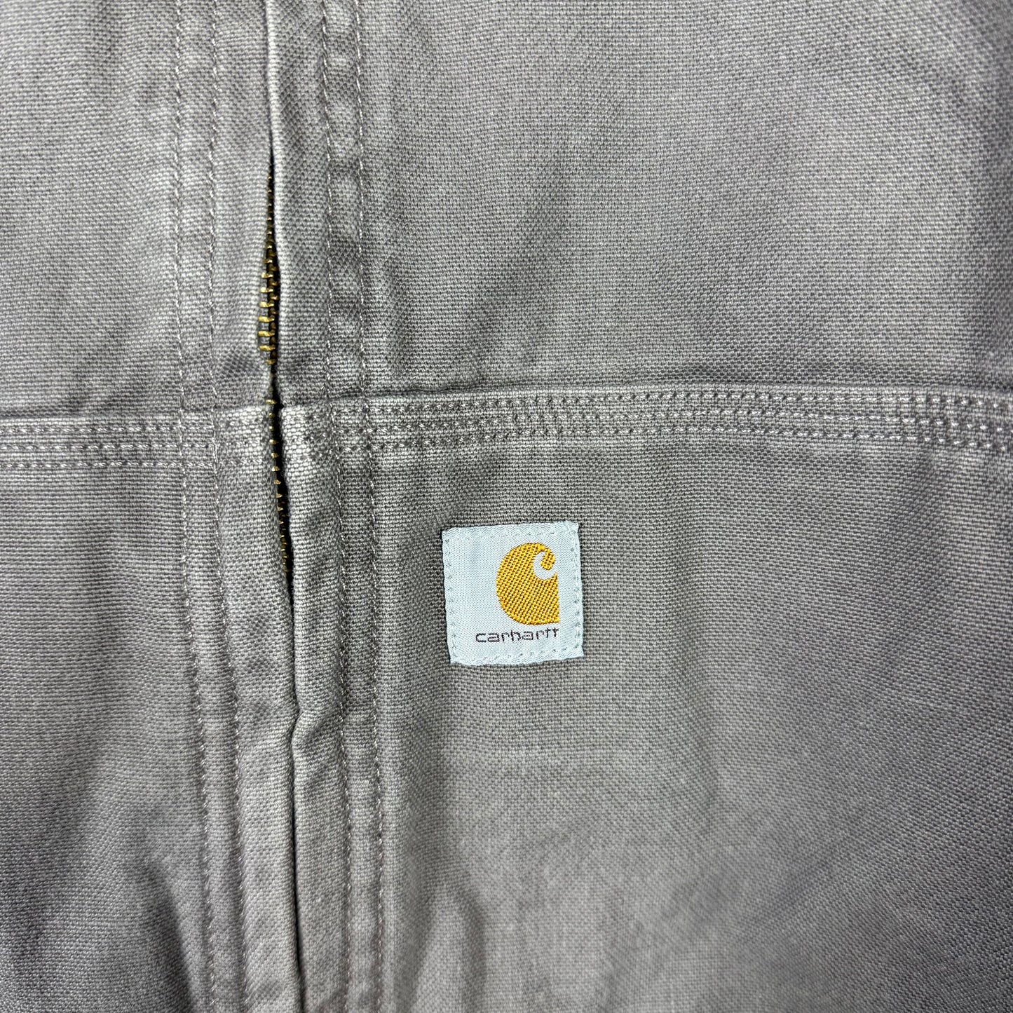 Carhartt Grey Active Jacket Sherpa Hood Size 3XL