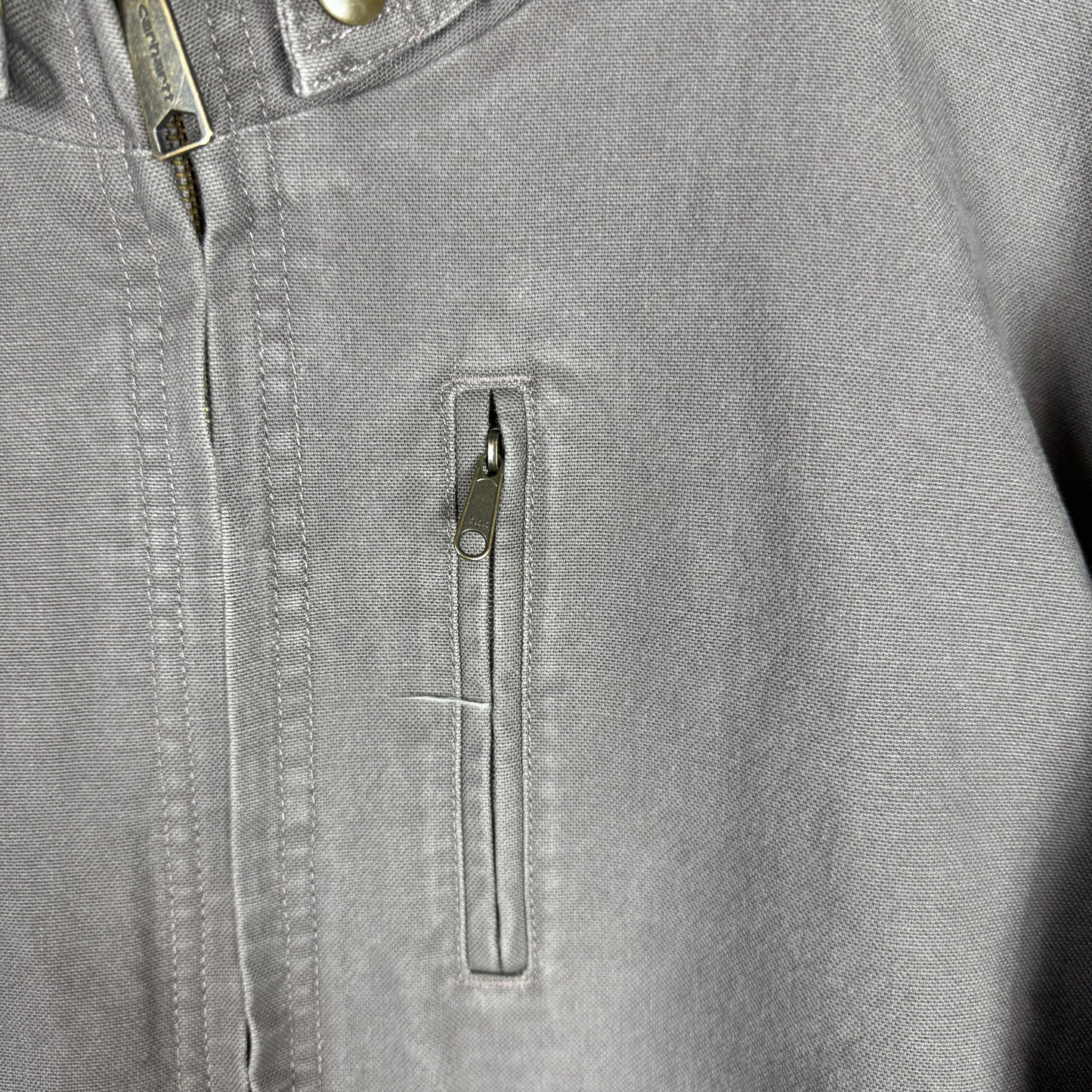 Carhartt Grey Active Jacket Sherpa Hood Size 3XL