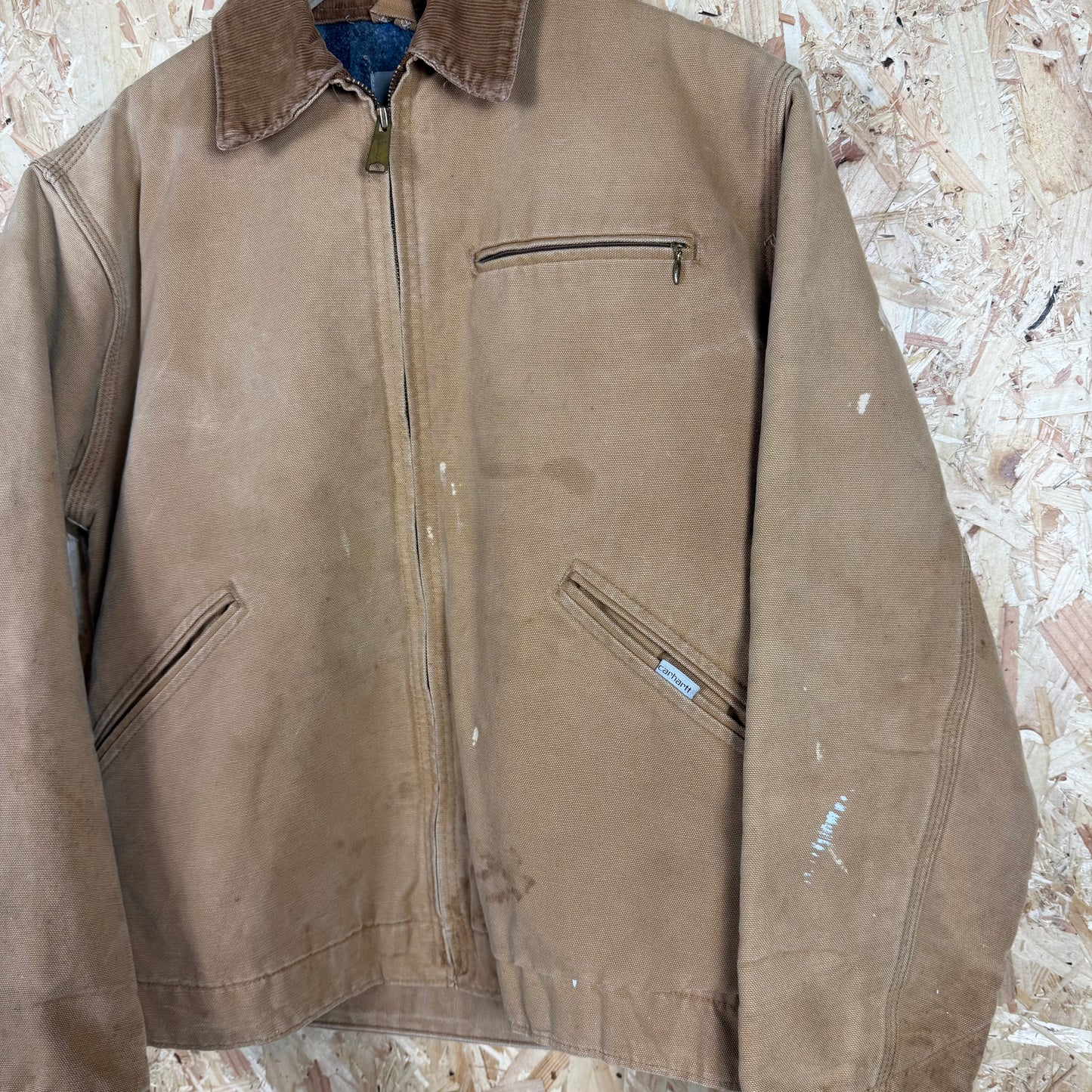 Carhartt Beige Collared Detroit XS/S