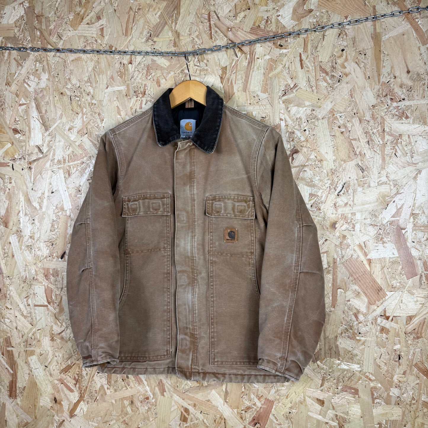 Carhartt Beige Collared Jacket Size XS/S