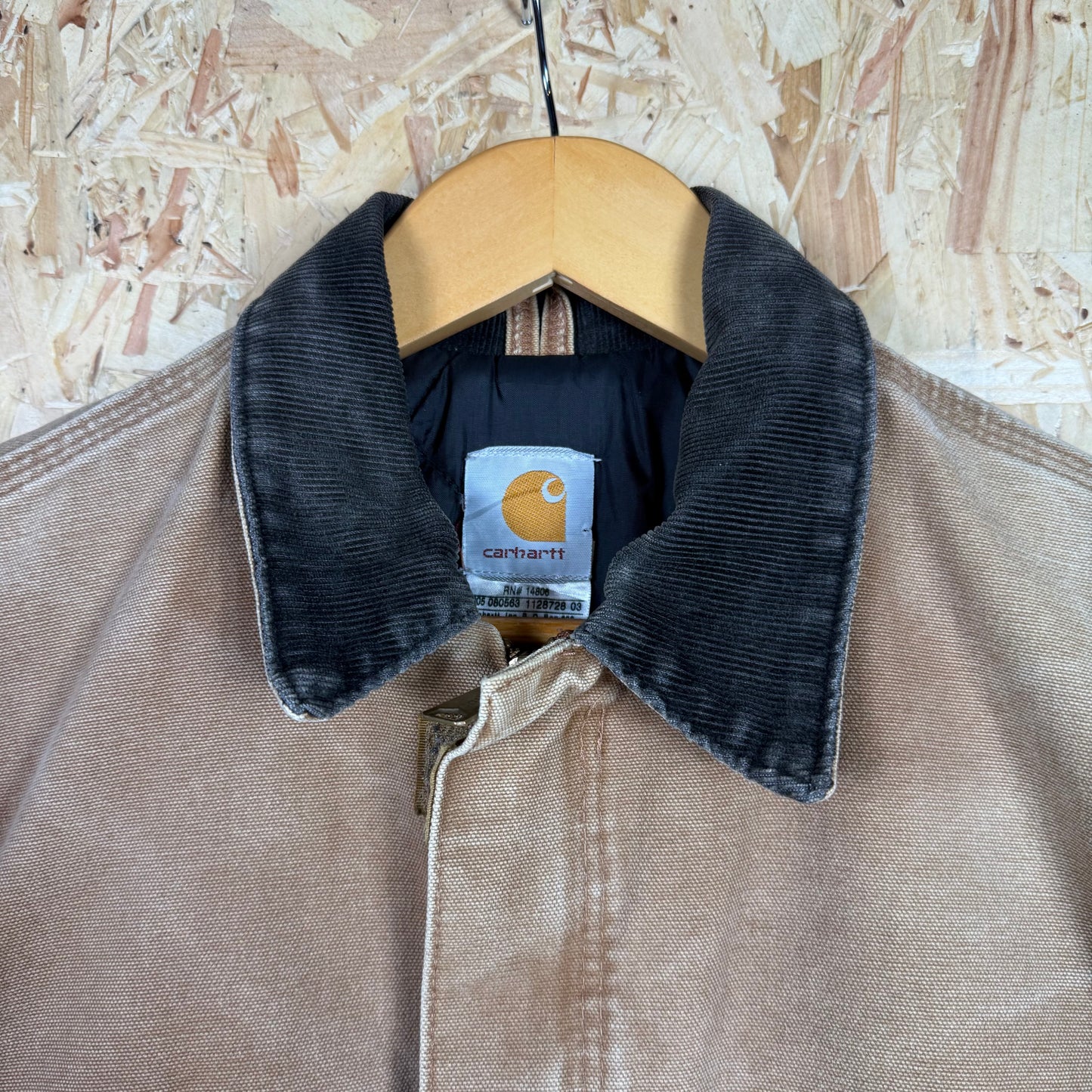 Carhartt Beige Collared Jacket Size XS/S