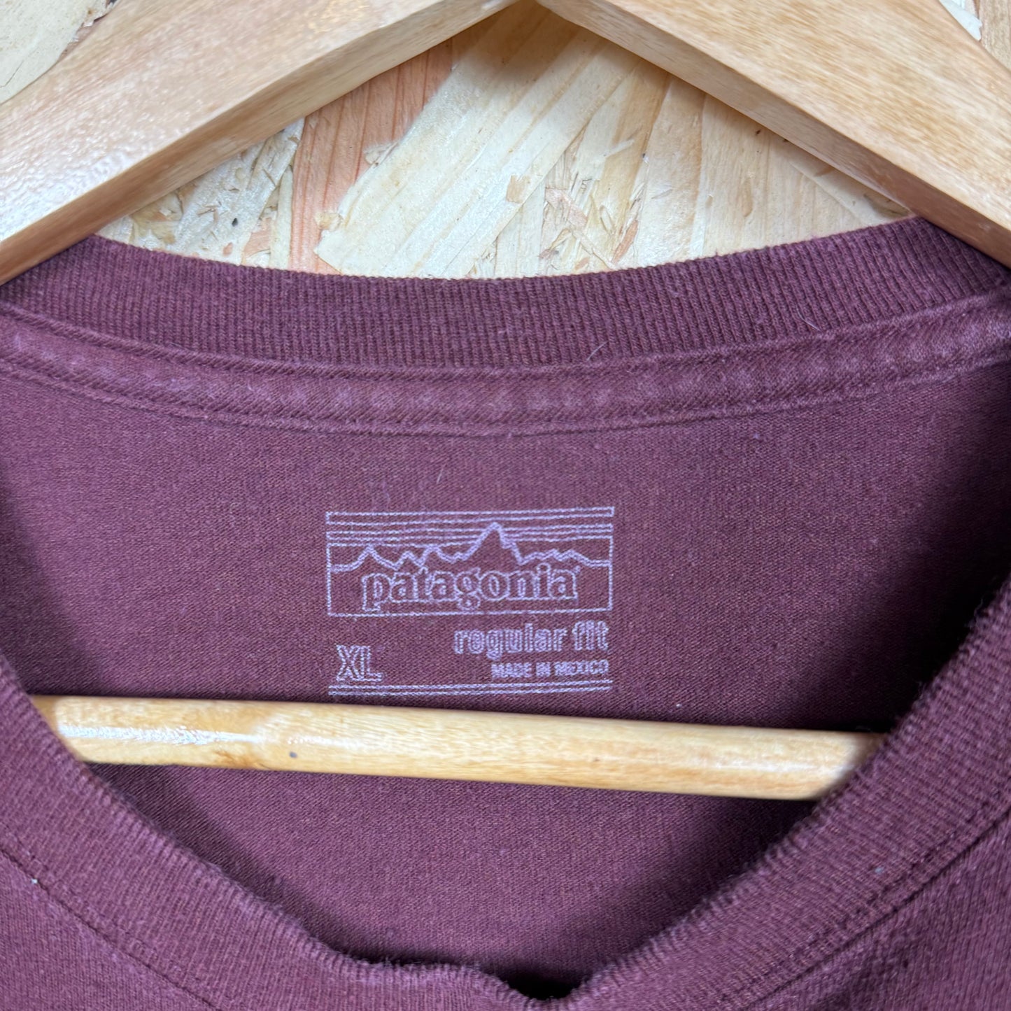 Burgundy Patagonia Long Sleeve Size XL
