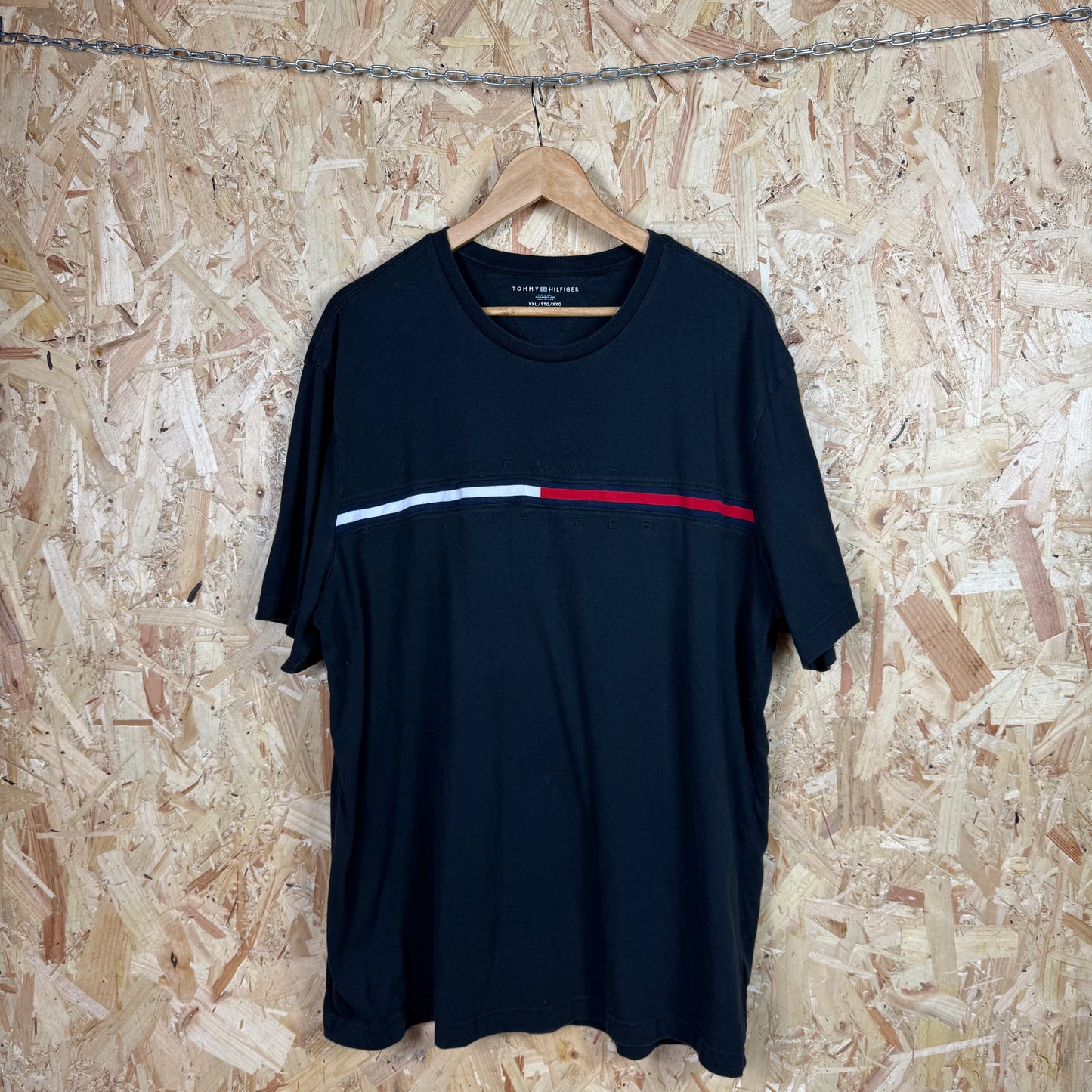 Tommy Hilfiger Black Spell Out Size 2XL