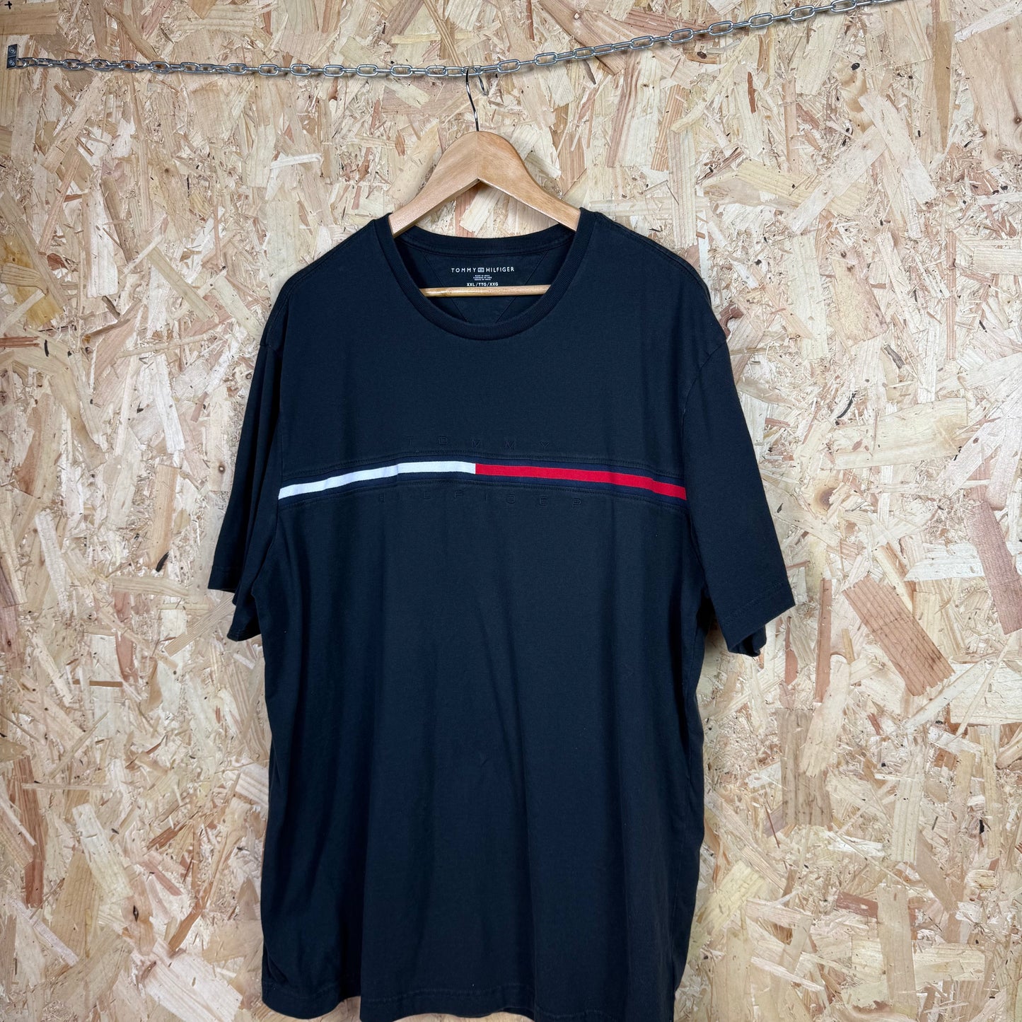 Tommy Hilfiger Black Spell Out Size 2XL